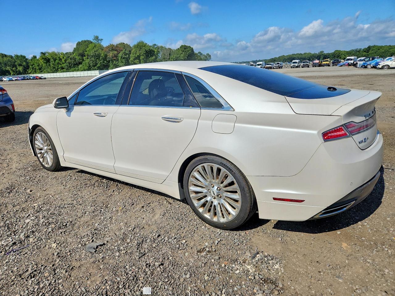 2013 Lincoln Mkz Premiere White vin: 3LN6L2GK2DR800871