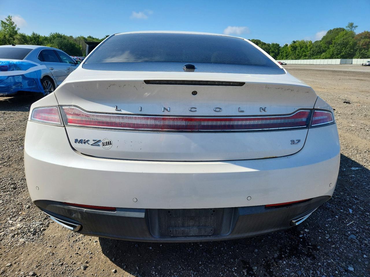 2013 Lincoln Mkz Premiere White vin: 3LN6L2GK2DR800871
