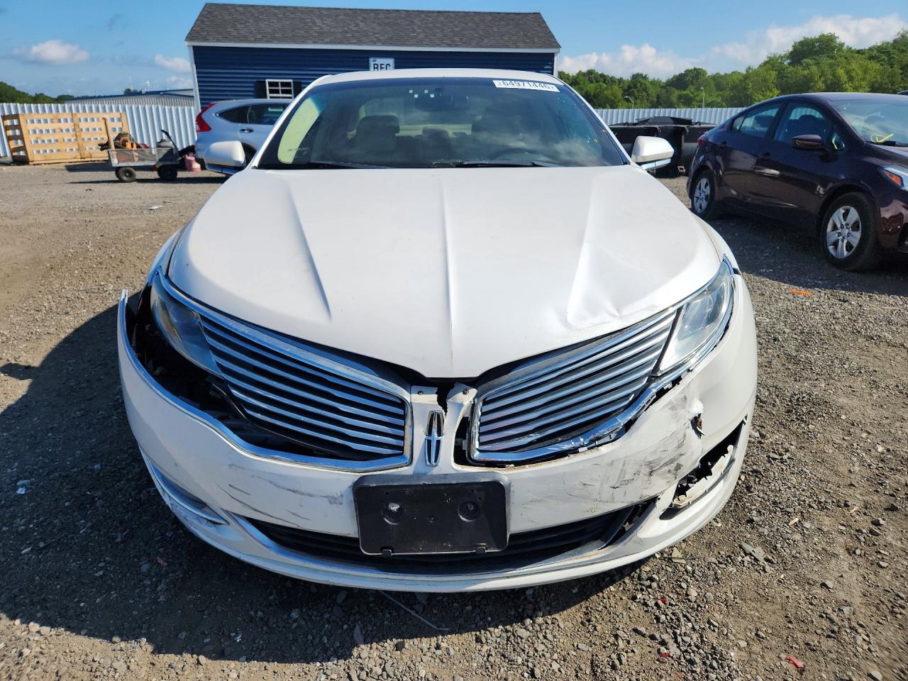 2013 Lincoln Mkz Premiere White vin: 3LN6L2GK2DR800871