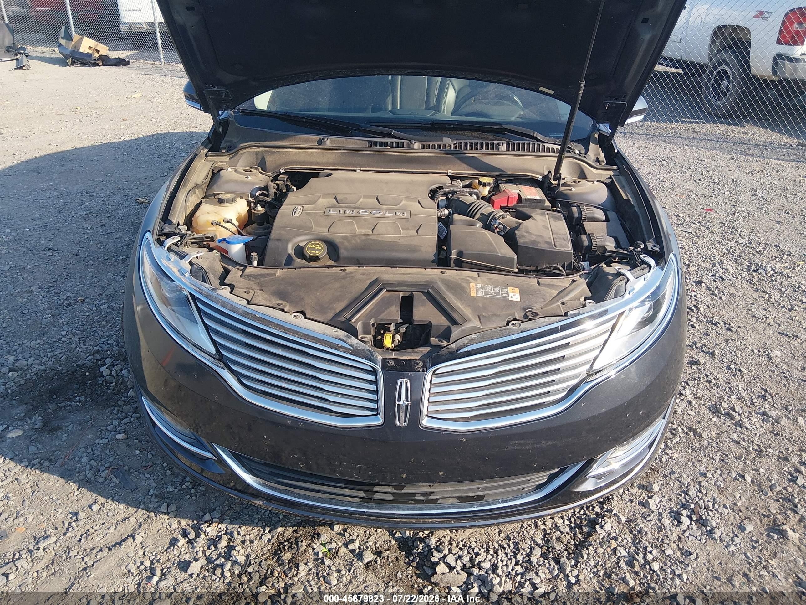 2014 Lincoln Mkz   Gray vin: 3LN6L2GK2ER819471