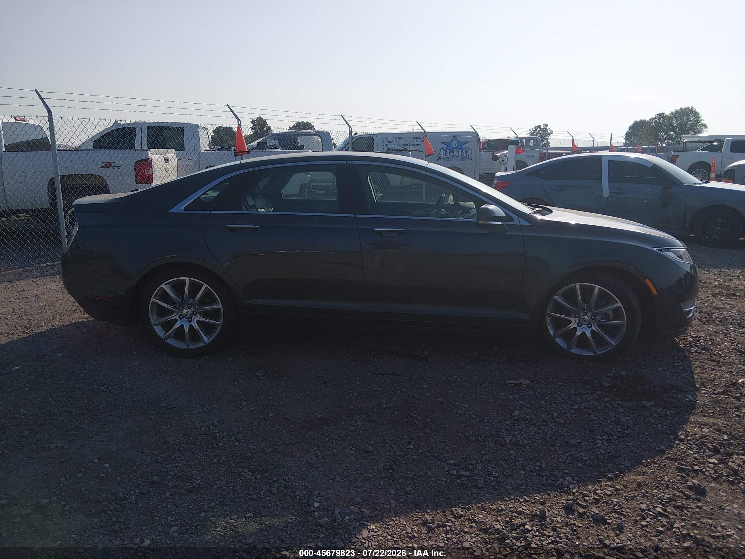 2014 Lincoln Mkz   Gray vin: 3LN6L2GK2ER819471