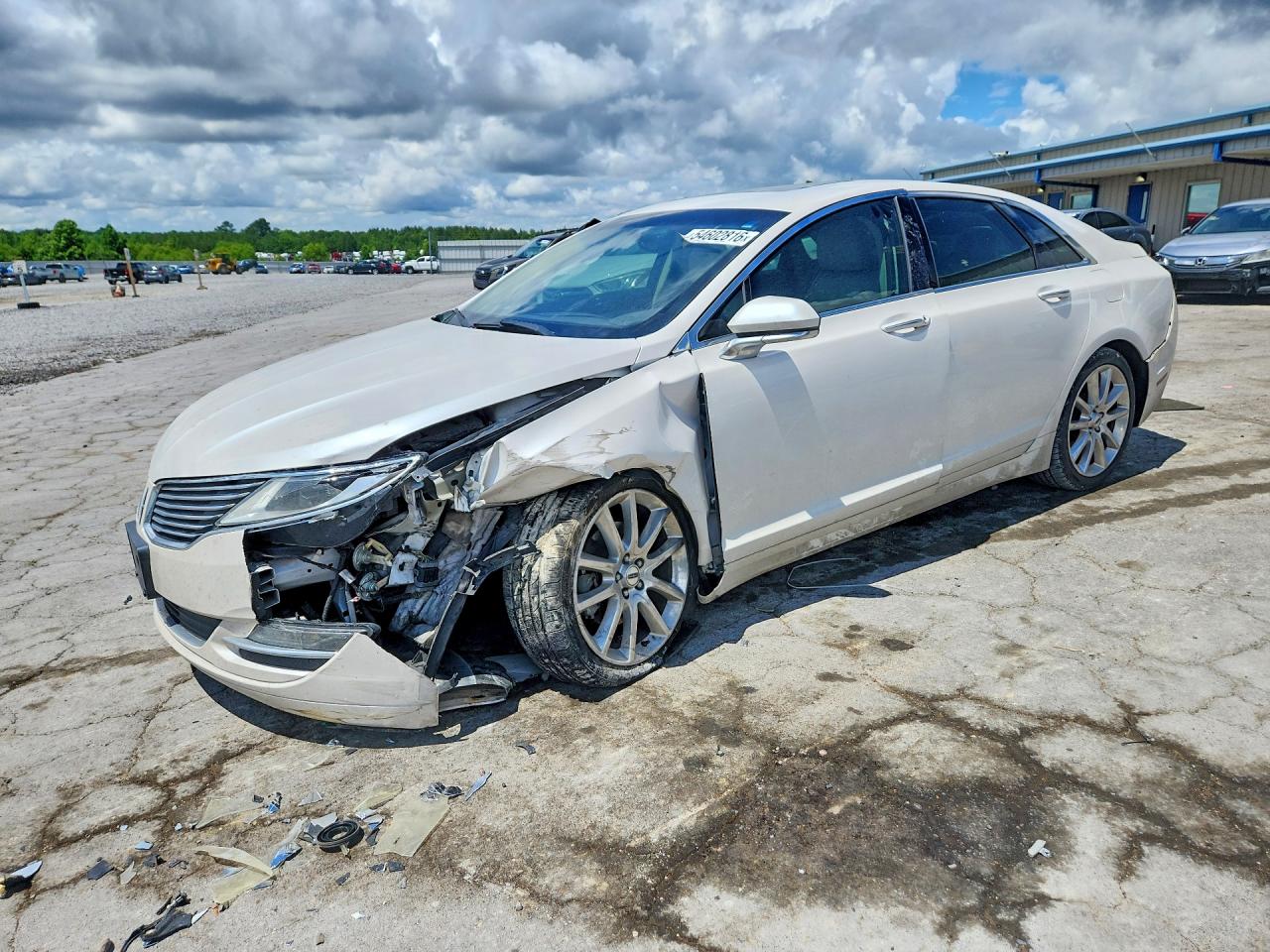2015 Lincoln Mkz Reserve White vin: 3LN6L2GK2FR607252