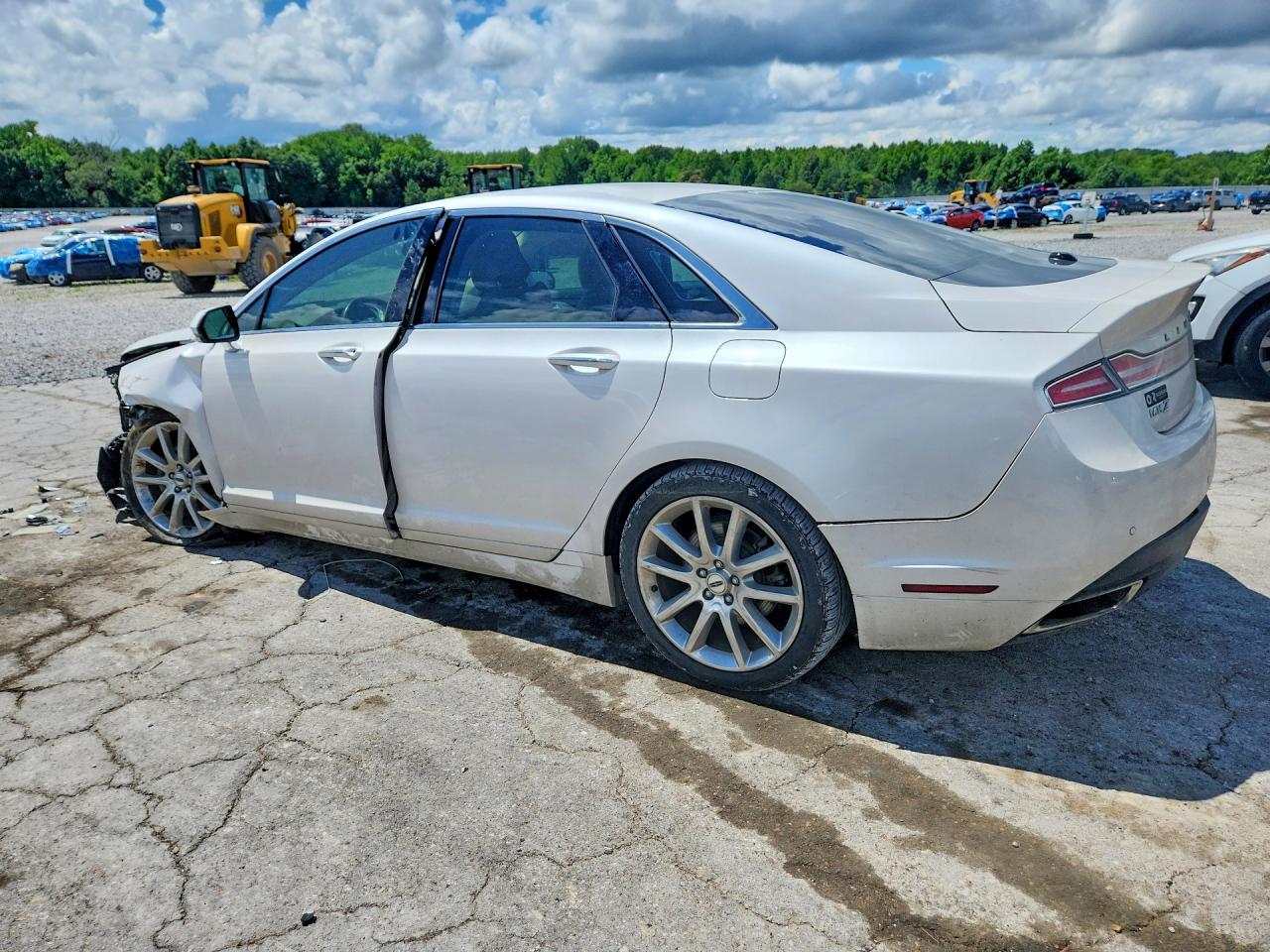 2015 Lincoln Mkz Reserve White vin: 3LN6L2GK2FR607252