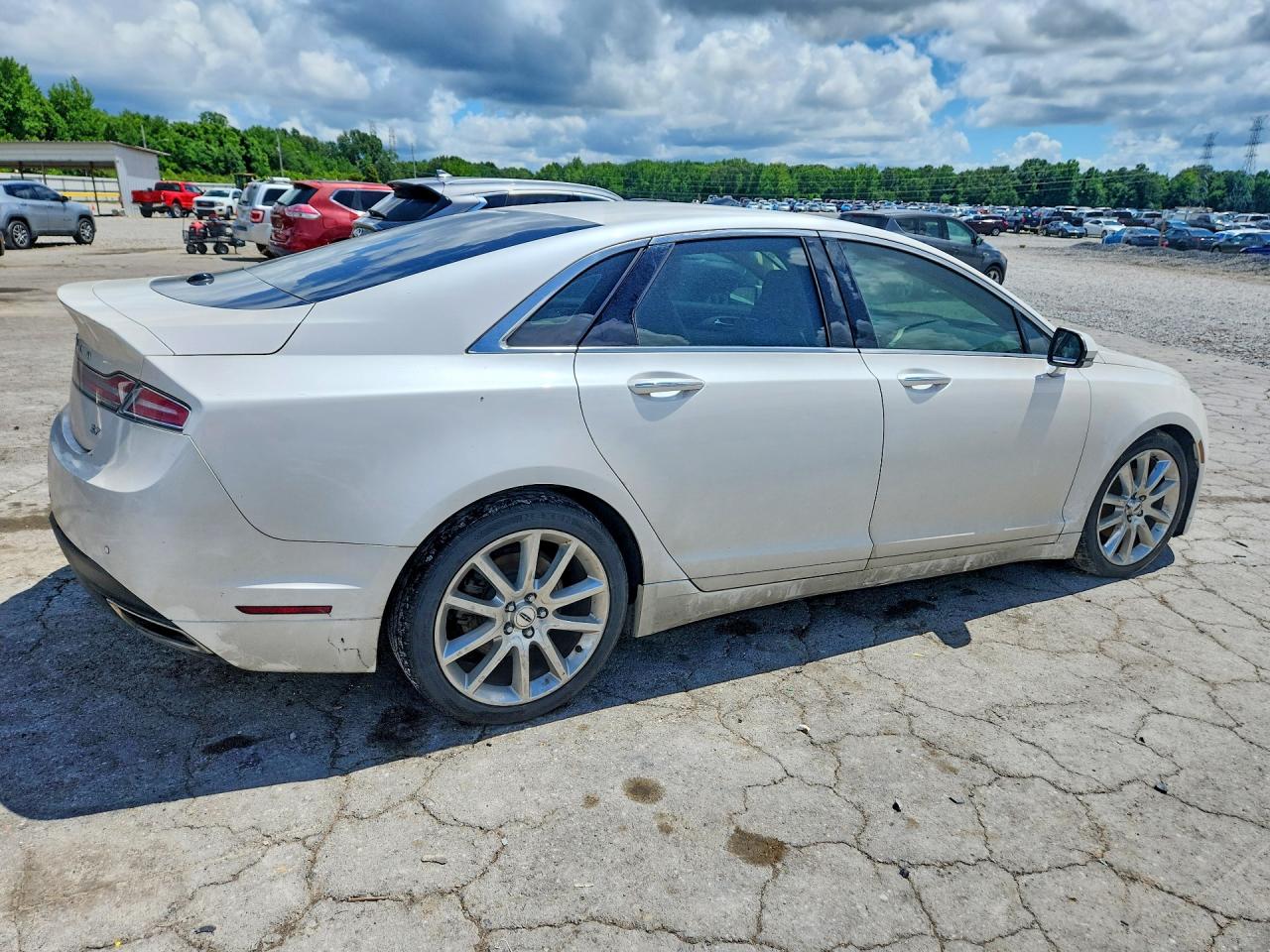 2015 Lincoln Mkz Reserve White vin: 3LN6L2GK2FR607252