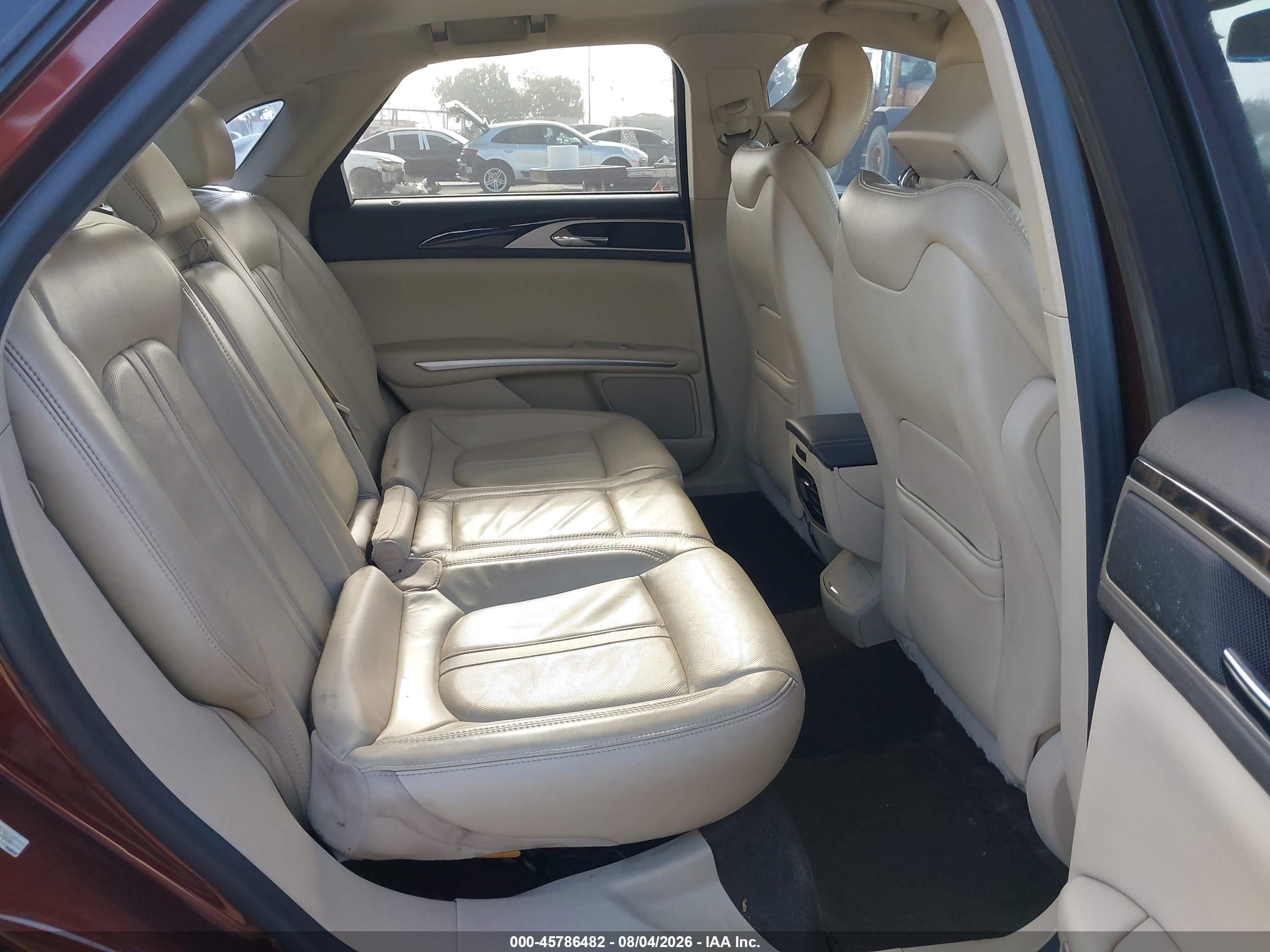 2015 Lincoln Mkz   Burgundy vin: 3LN6L2GK2FR617800