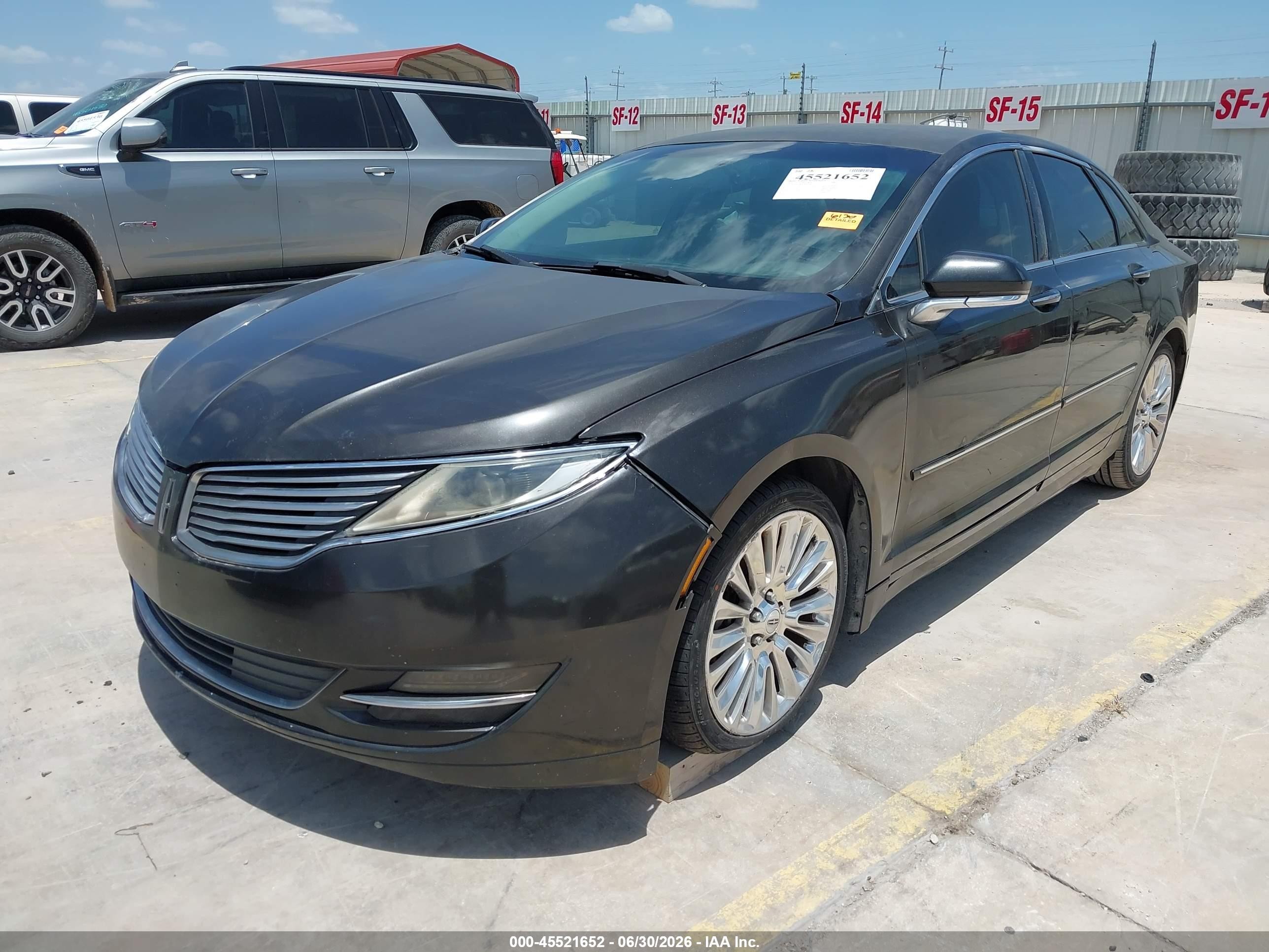 2013 Lincoln Mkz   Серый vin: 3LN6L2GK3DR812348