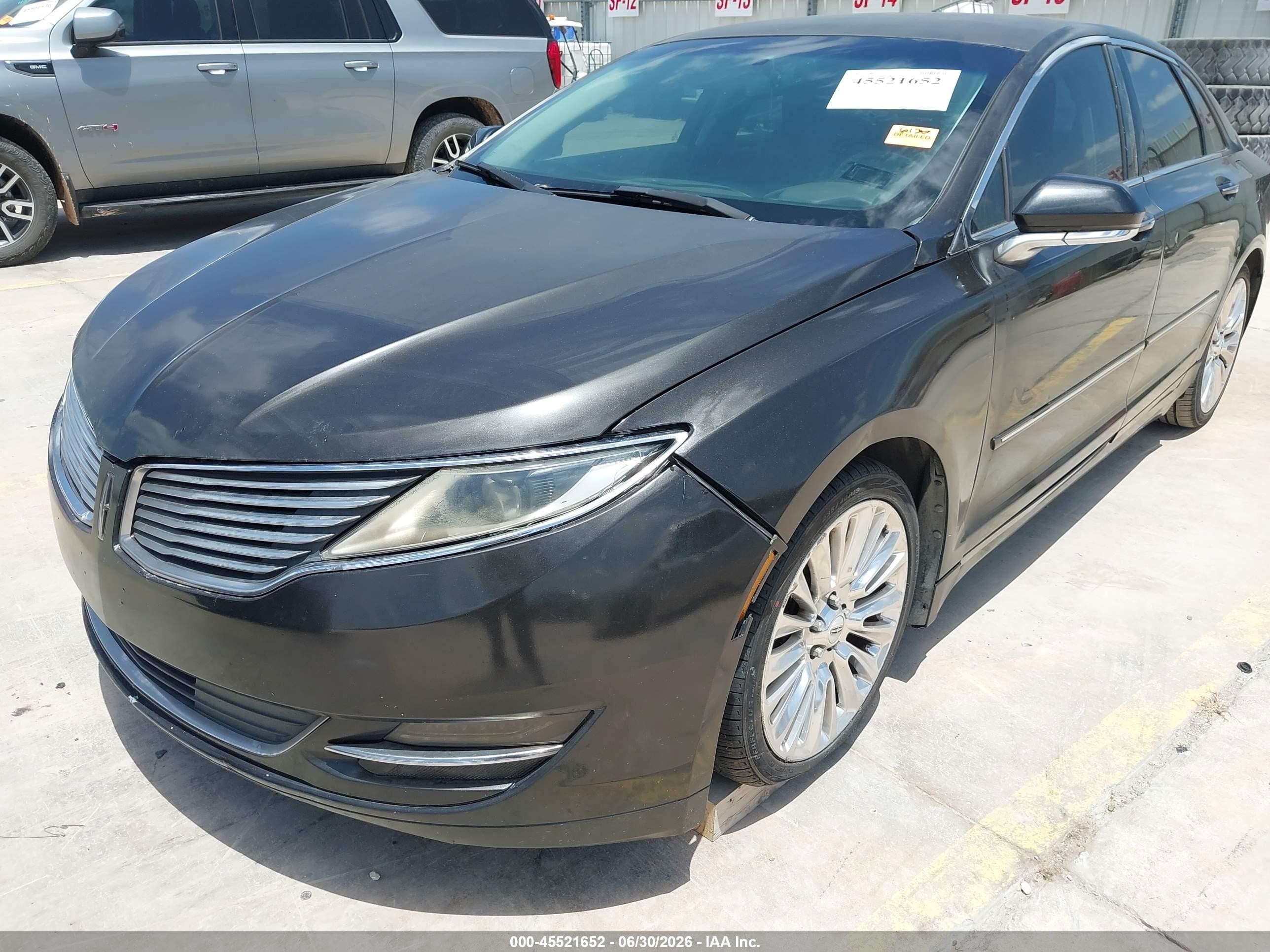 2013 Lincoln Mkz   Серый vin: 3LN6L2GK3DR812348