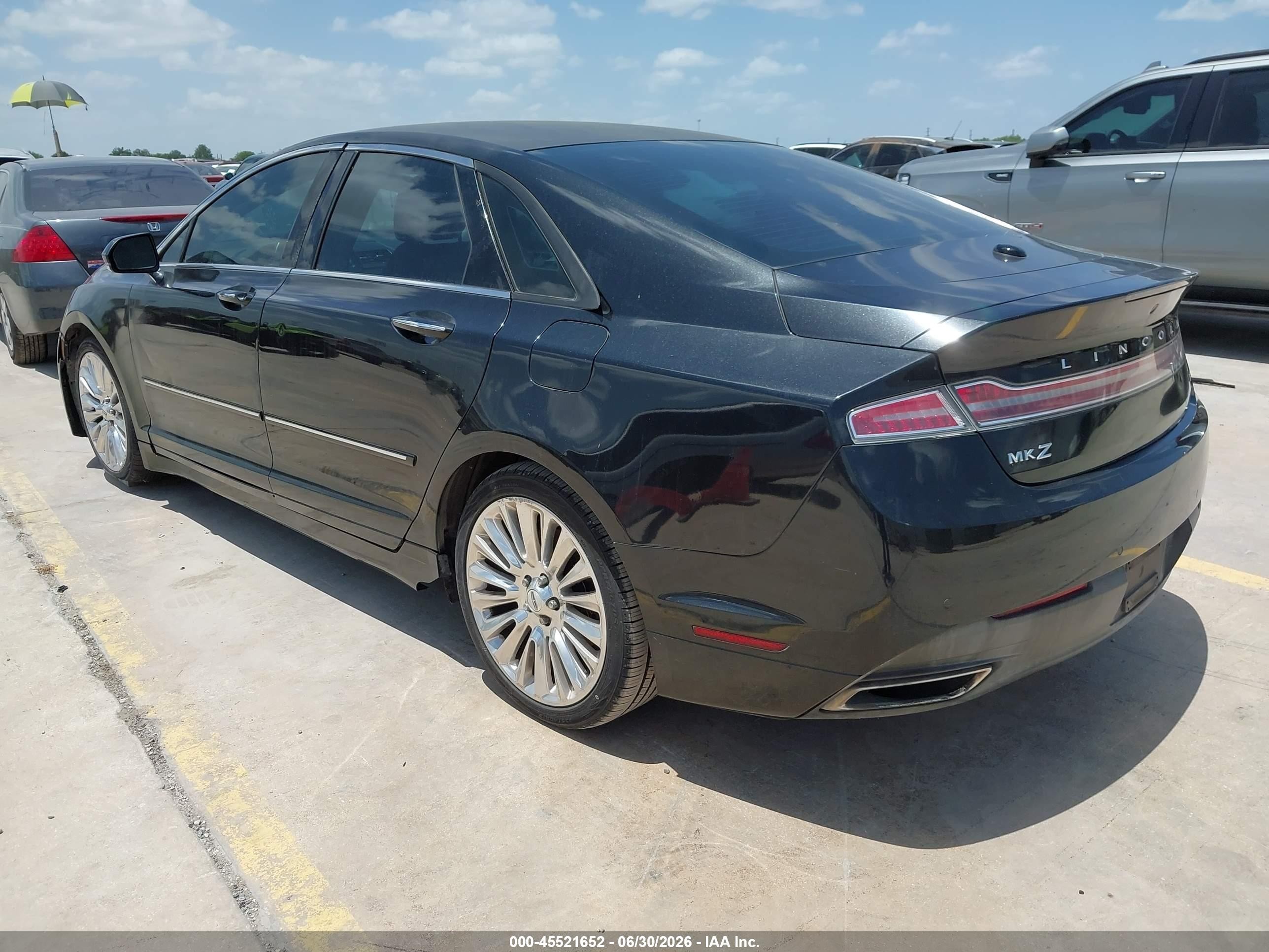 2013 Lincoln Mkz   Серый vin: 3LN6L2GK3DR812348