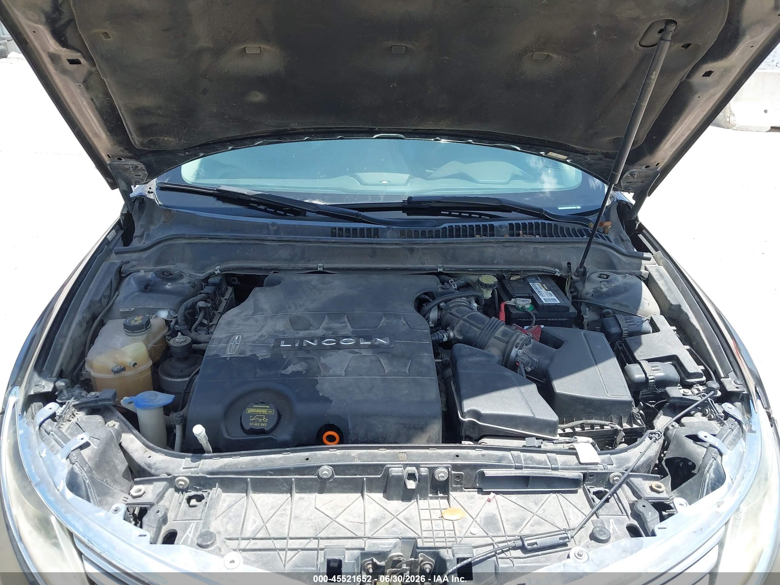 2013 Lincoln Mkz   Серый vin: 3LN6L2GK3DR812348
