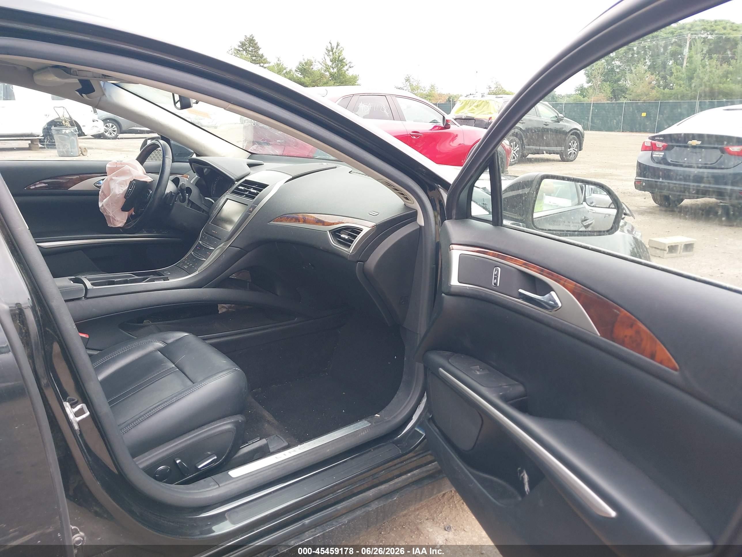 2015 Lincoln Mkz   Black vin: 3LN6L2GK3FR600729