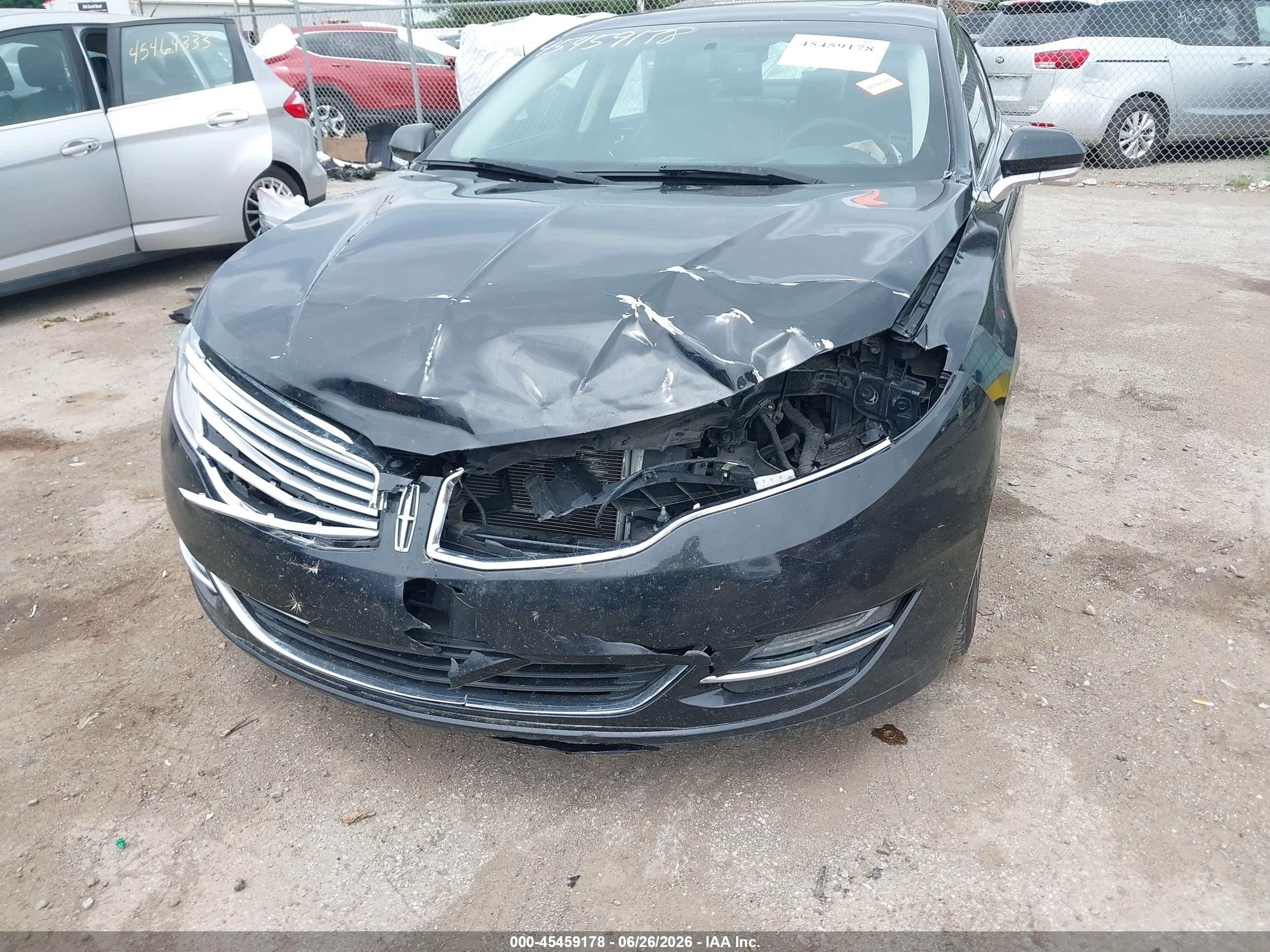 2015 Lincoln Mkz   Black vin: 3LN6L2GK3FR600729