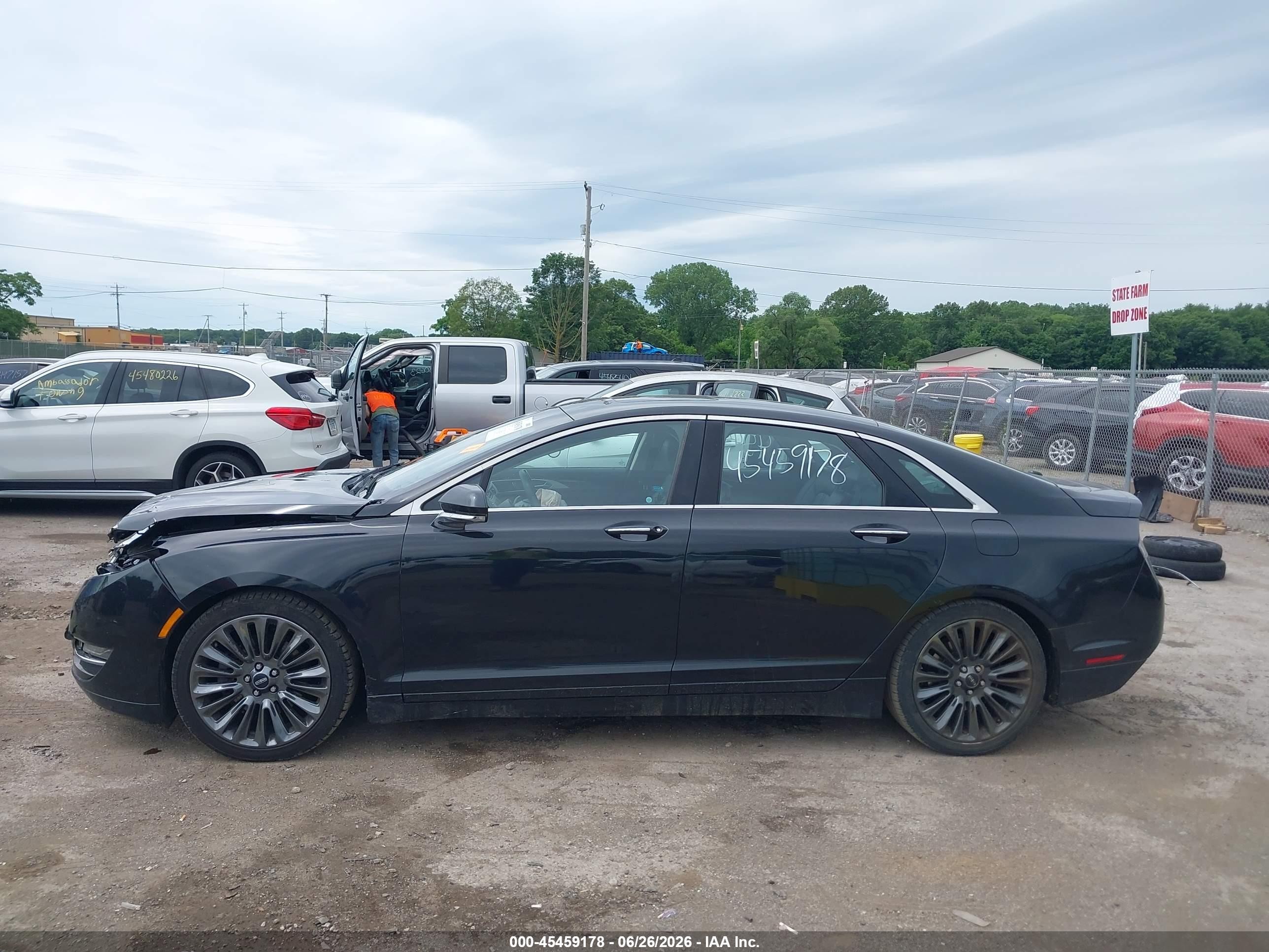 2015 Lincoln Mkz   Black vin: 3LN6L2GK3FR600729