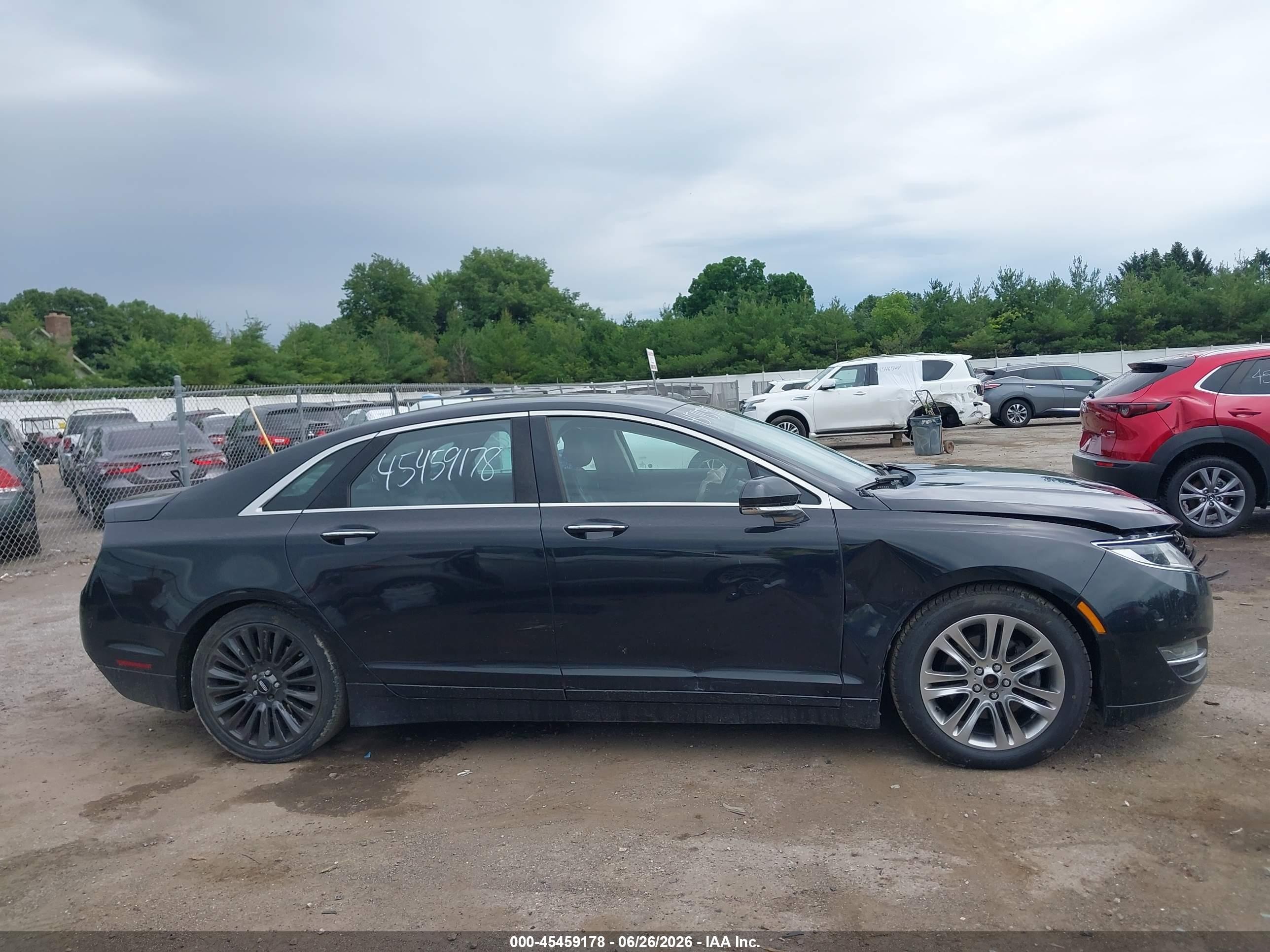 2015 Lincoln Mkz   Black vin: 3LN6L2GK3FR600729
