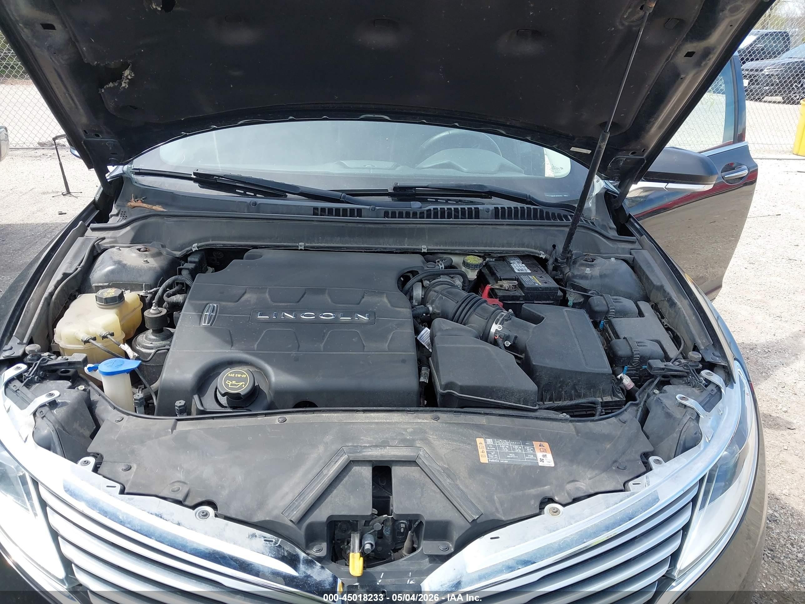 2015 Lincoln Mkz   Black vin: 3LN6L2GK3FR610922
