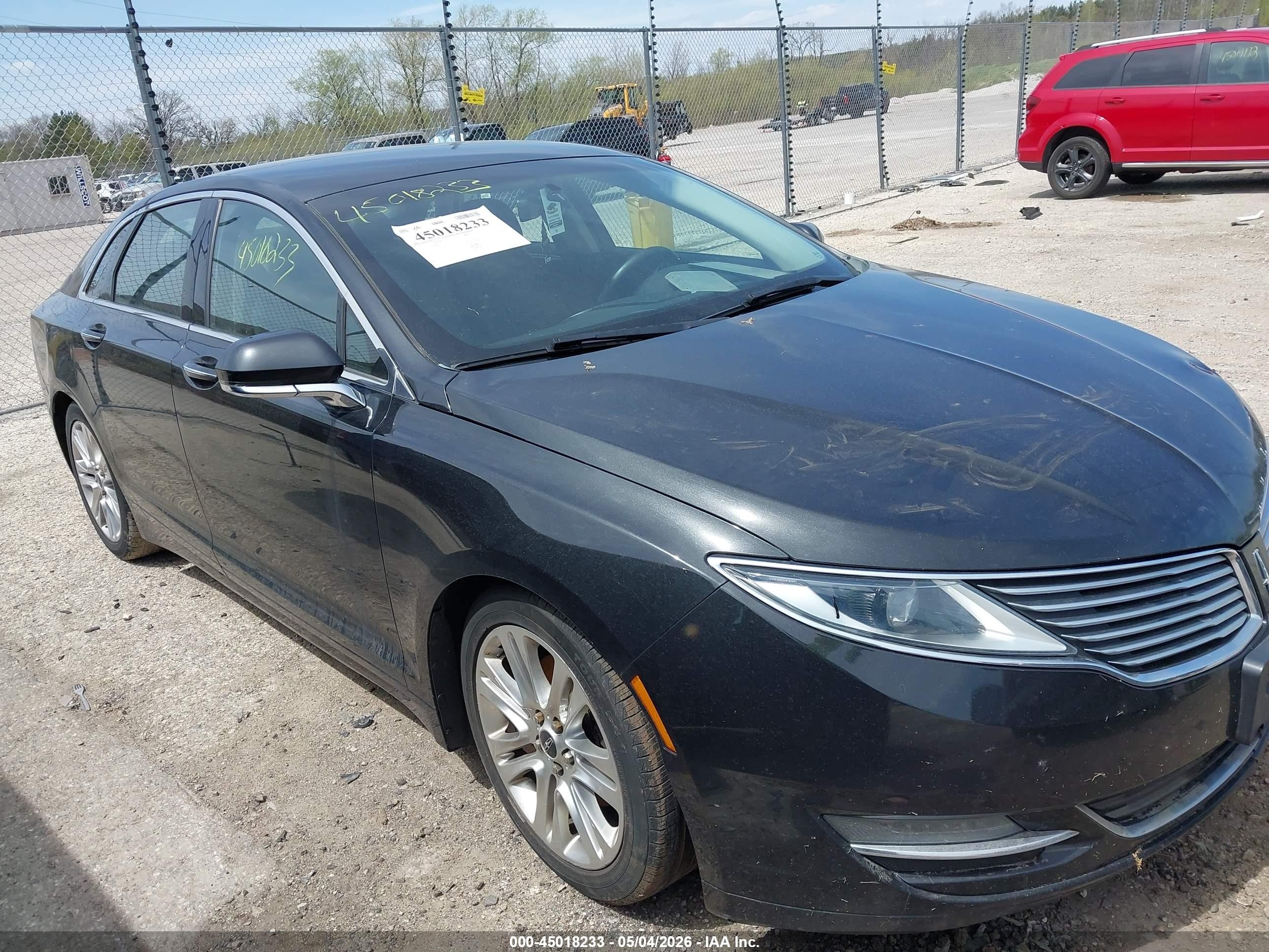 2015 Lincoln Mkz   Black vin: 3LN6L2GK3FR610922