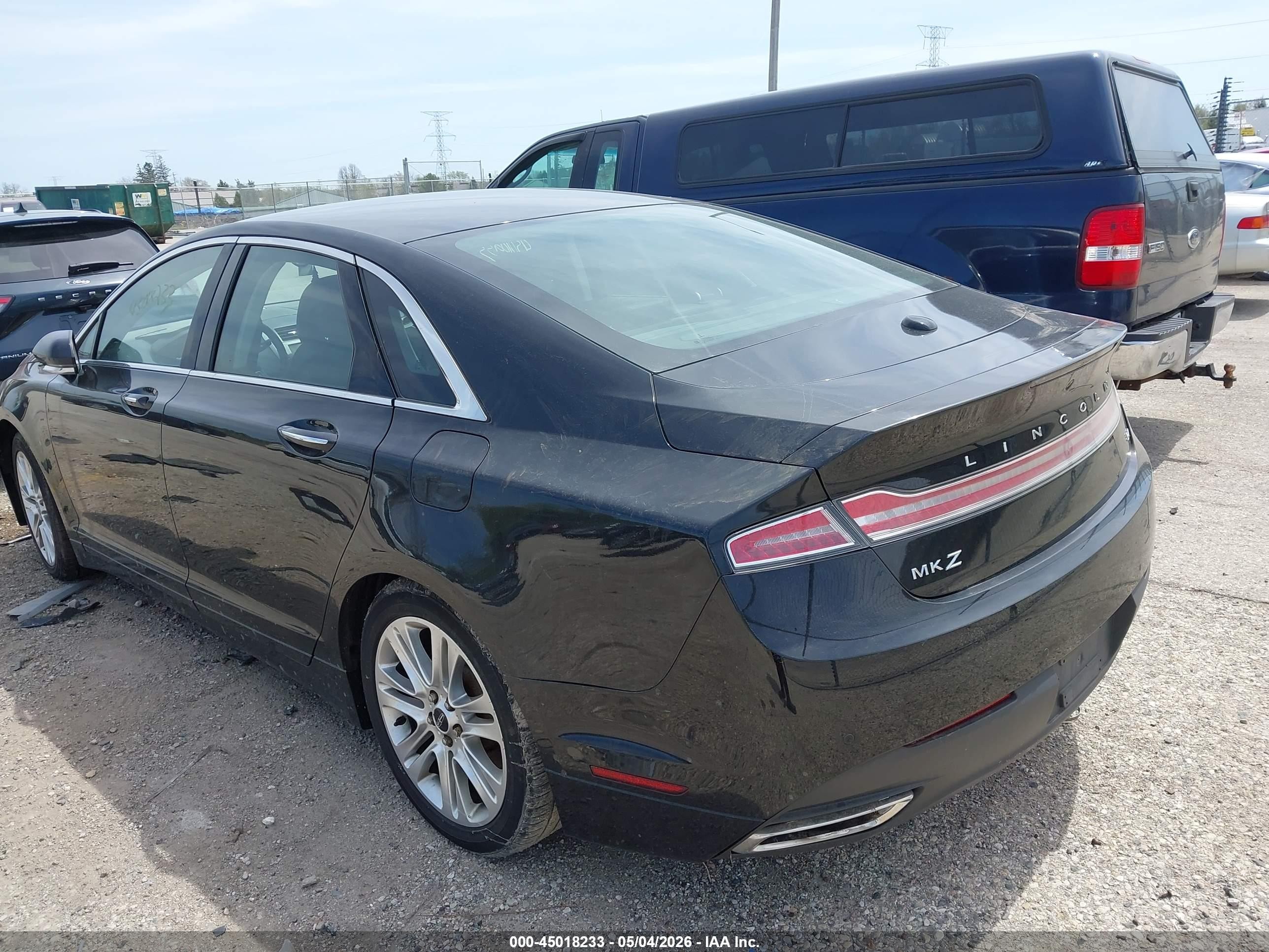 2015 Lincoln Mkz   Black vin: 3LN6L2GK3FR610922