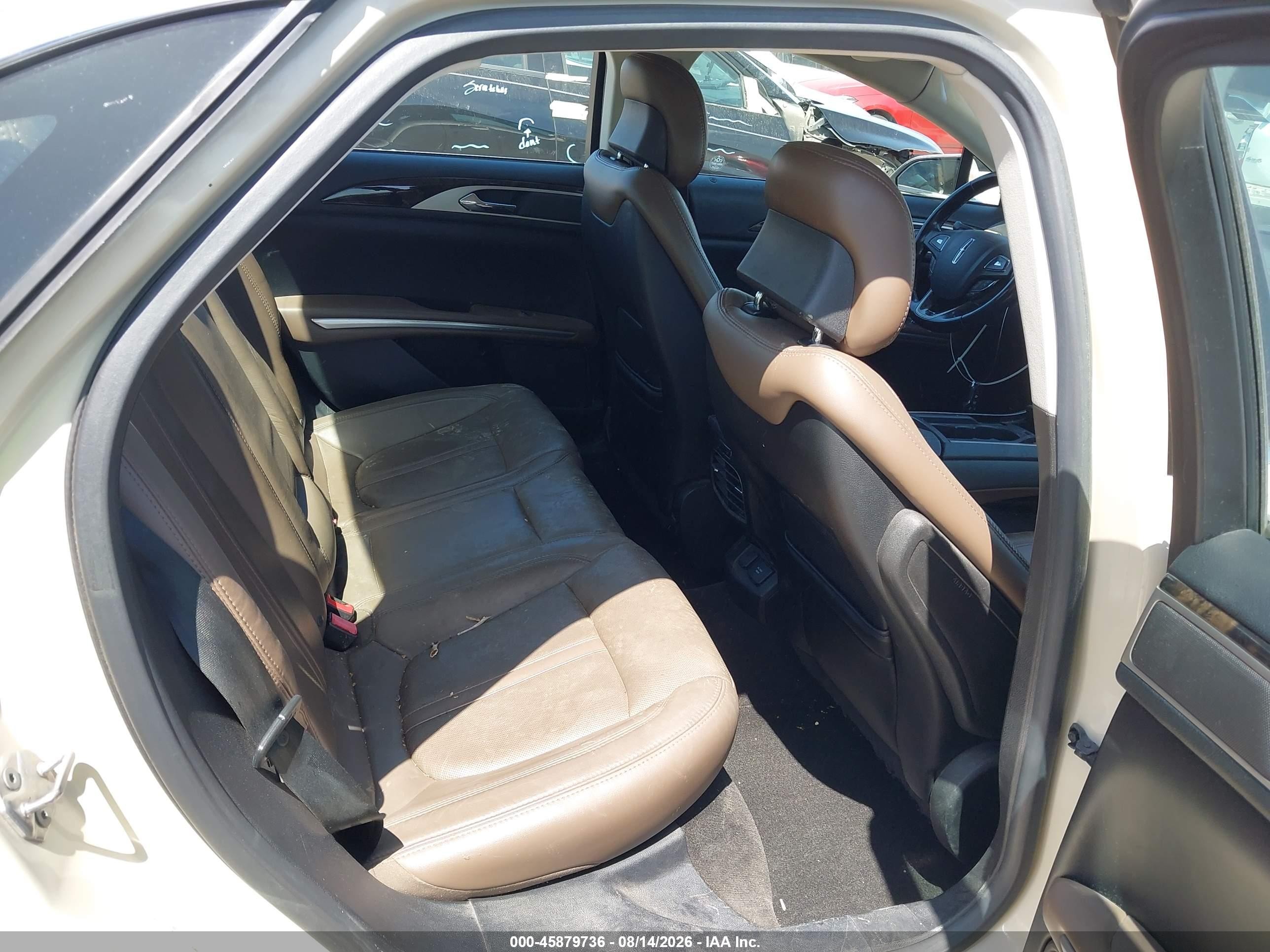 2015 Lincoln Mkz   Бежевый vin: 3LN6L2GK3FR623525