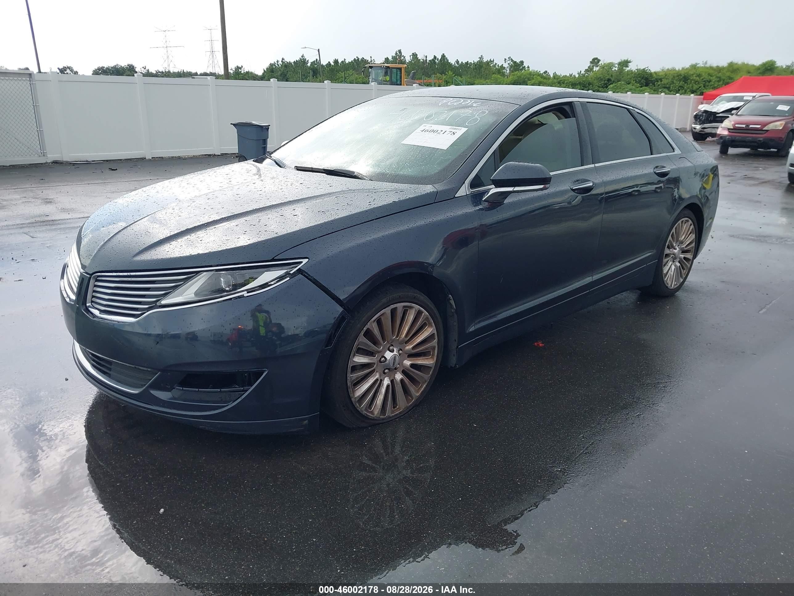 2013 Lincoln Mkz   Gray vin: 3LN6L2GK4DR801052