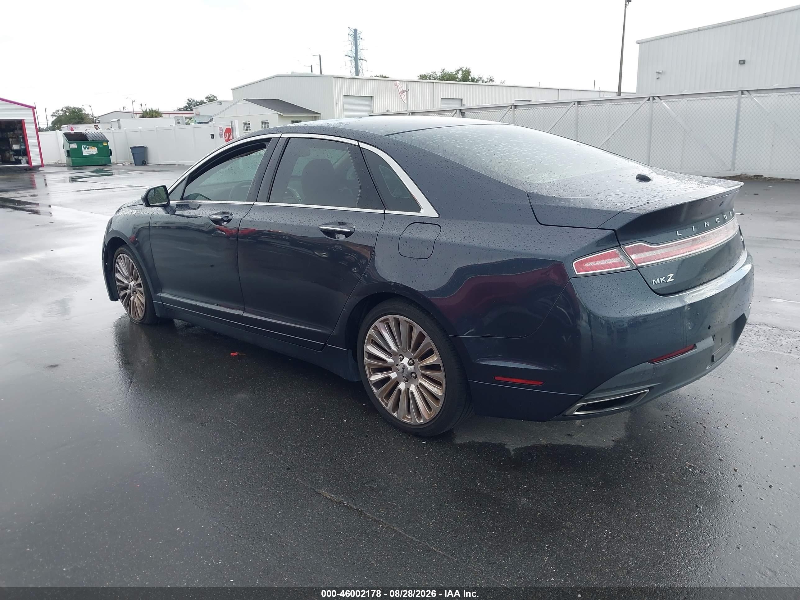 2013 Lincoln Mkz   Gray vin: 3LN6L2GK4DR801052