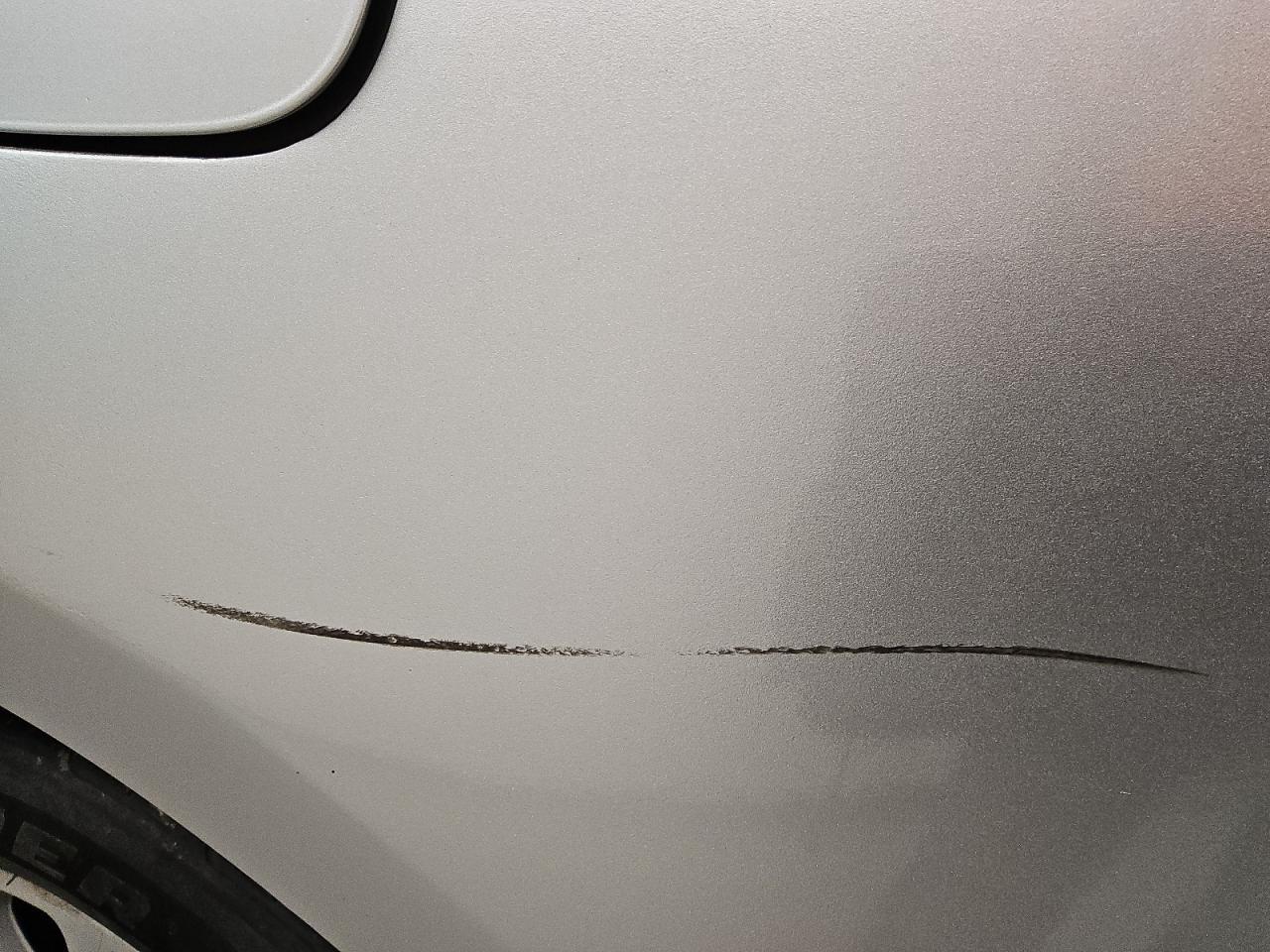2013 Lincoln Mkz Silver vin: 3LN6L2GK4DR815209 Damage: Left Qtr Panel, Dent(S) W/ Paint Dmg, 6 To 7 Inches