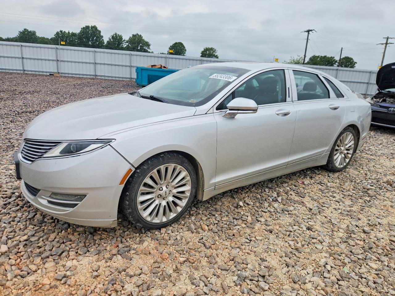 2013 Lincoln Mkz Серебряный vin: 3LN6L2GK4DR825819