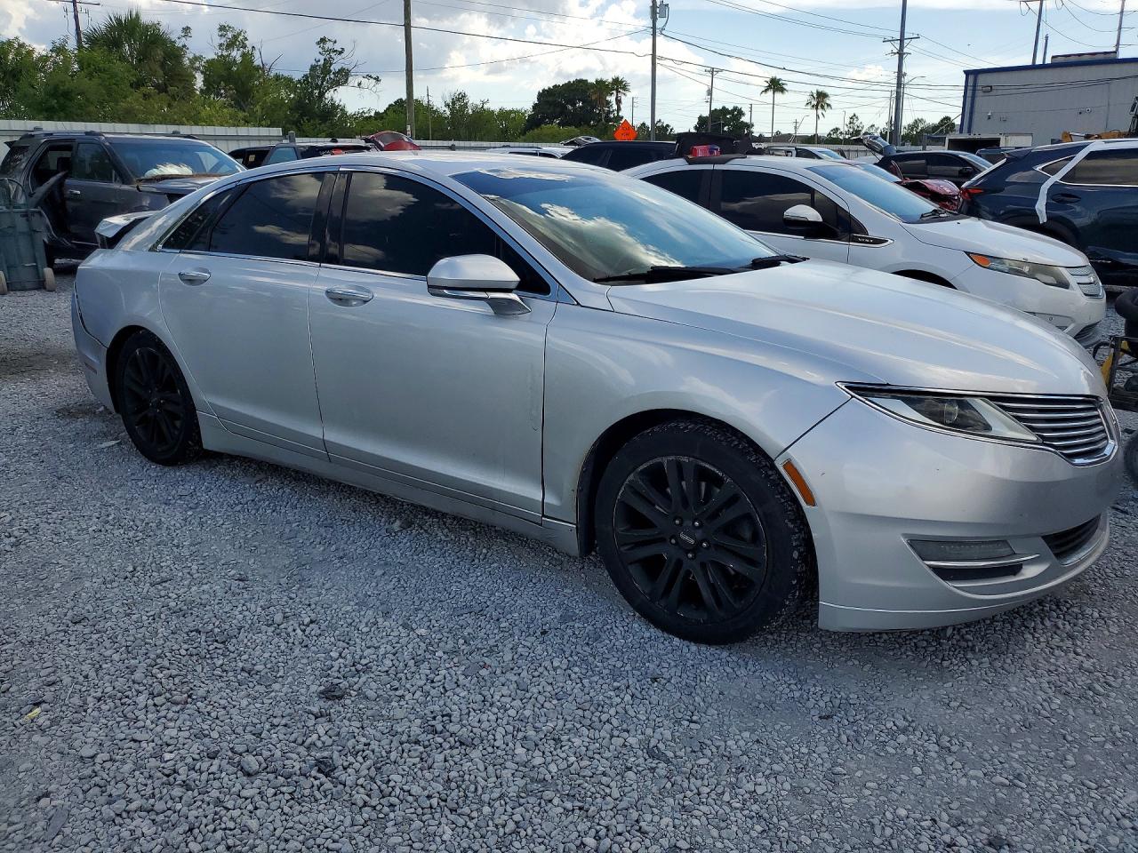 2013 Lincoln Mkz Silver vin: 3LN6L2GK5DR827238