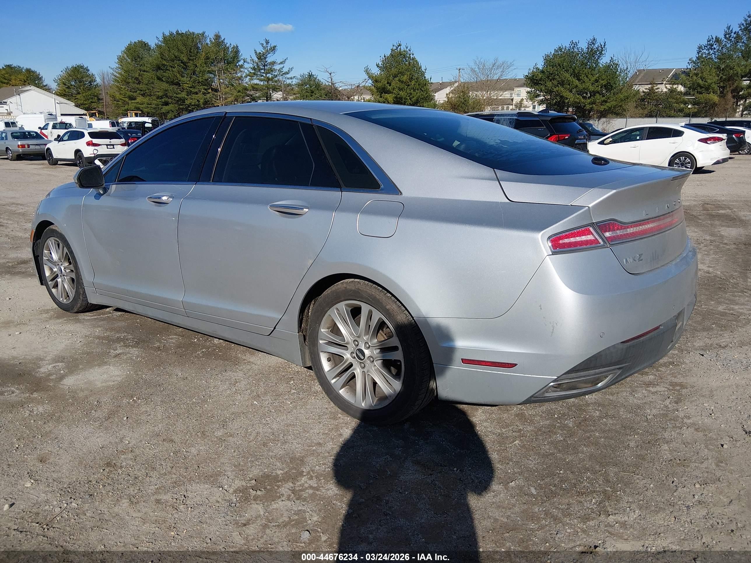 2014 Lincoln Mkz   Silver vin: 3LN6L2GK5ER830836