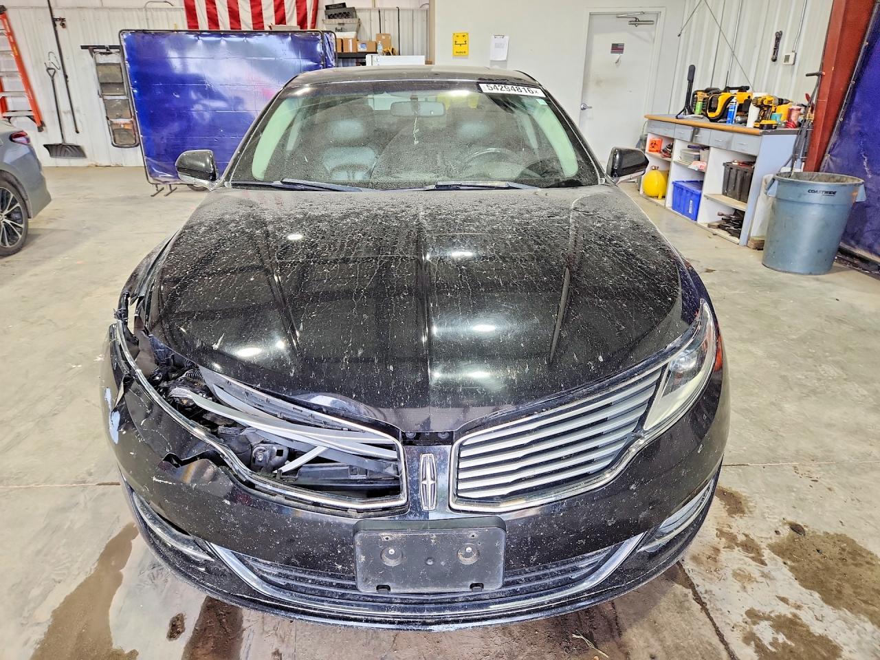 2014 Lincoln Mkz Black vin: 3LN6L2GK5ER832764