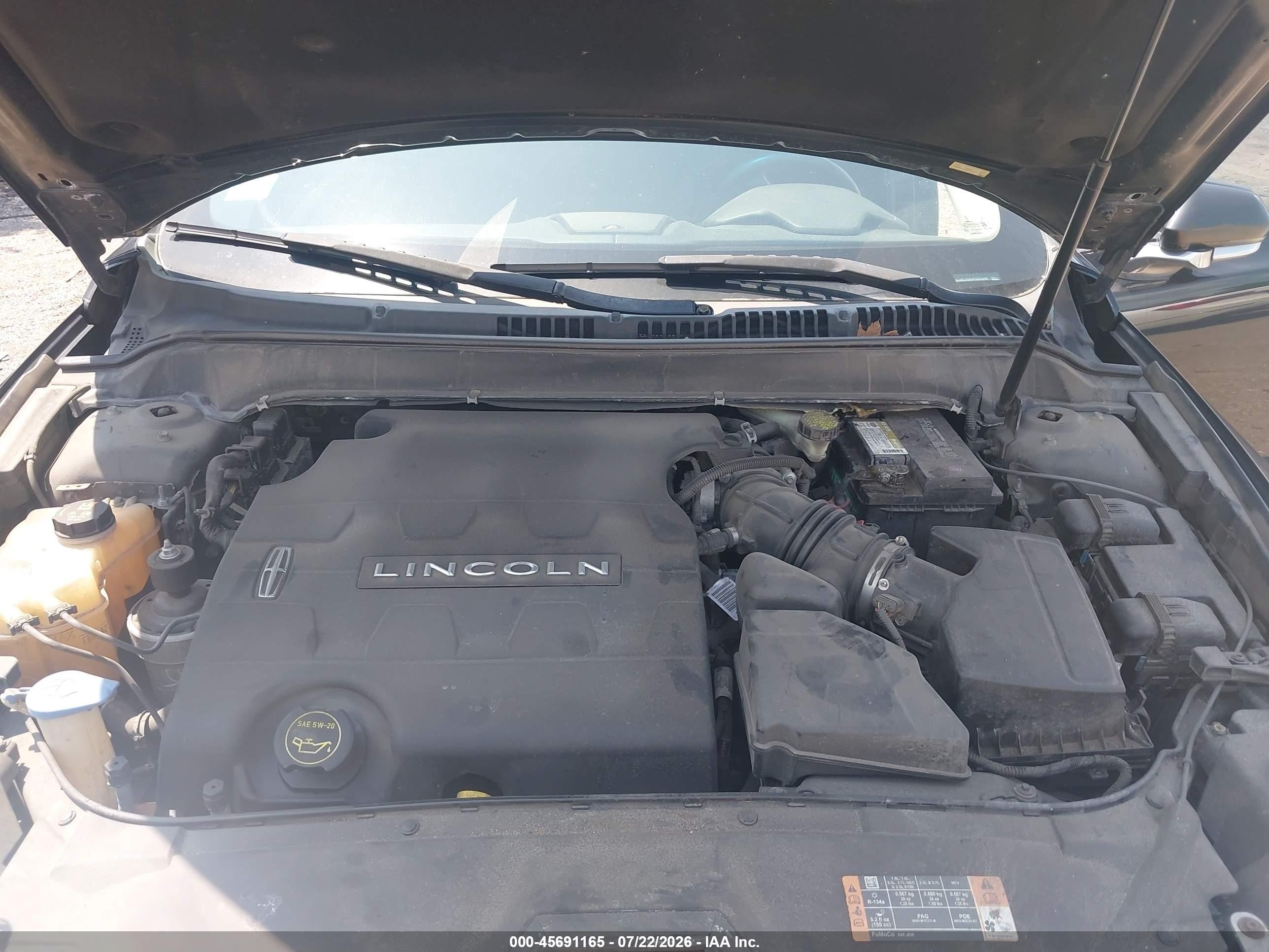 2015 Lincoln Mkz Black vin: 3LN6L2GK5FR624949