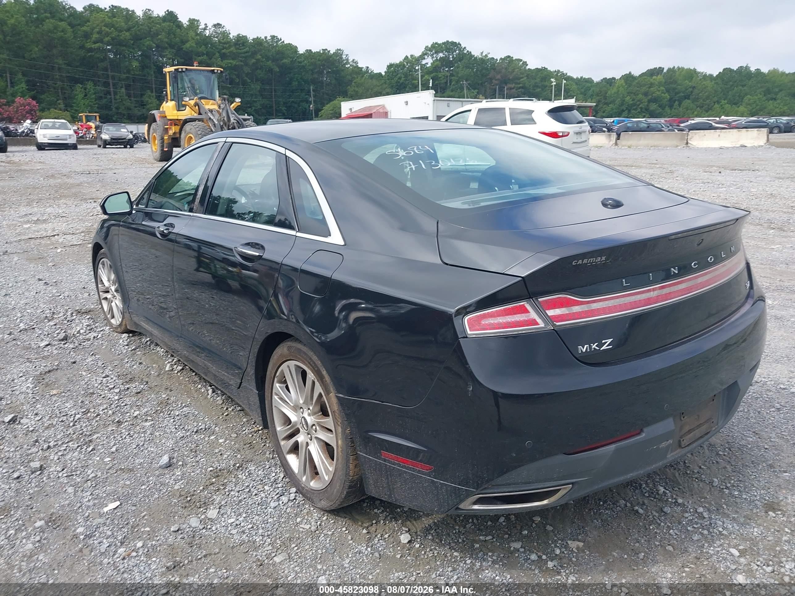 2014 Lincoln Mkz Black vin: 3LN6L2GK6ER820977
