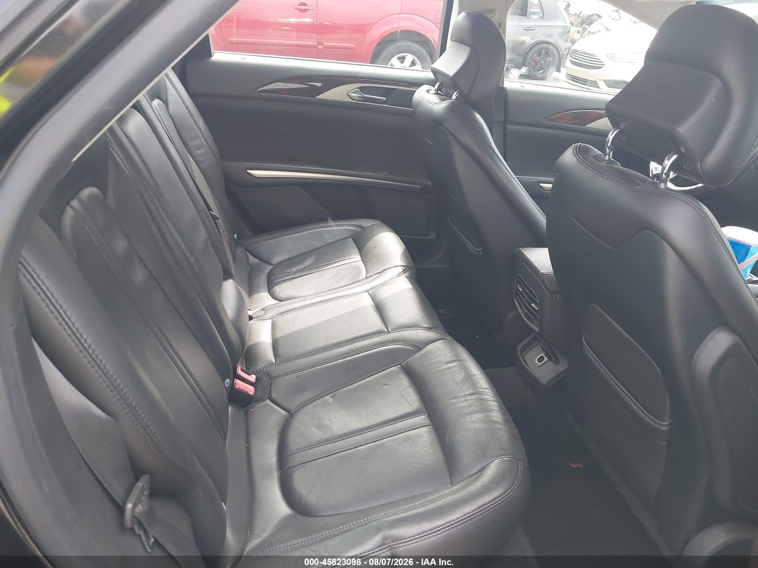 2014 Lincoln Mkz Black vin: 3LN6L2GK6ER820977
