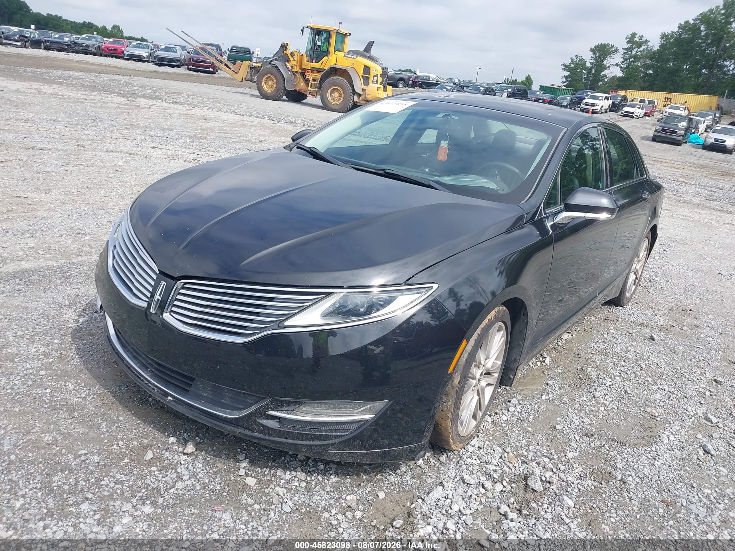 2014 Lincoln Mkz Black vin: 3LN6L2GK6ER820977
