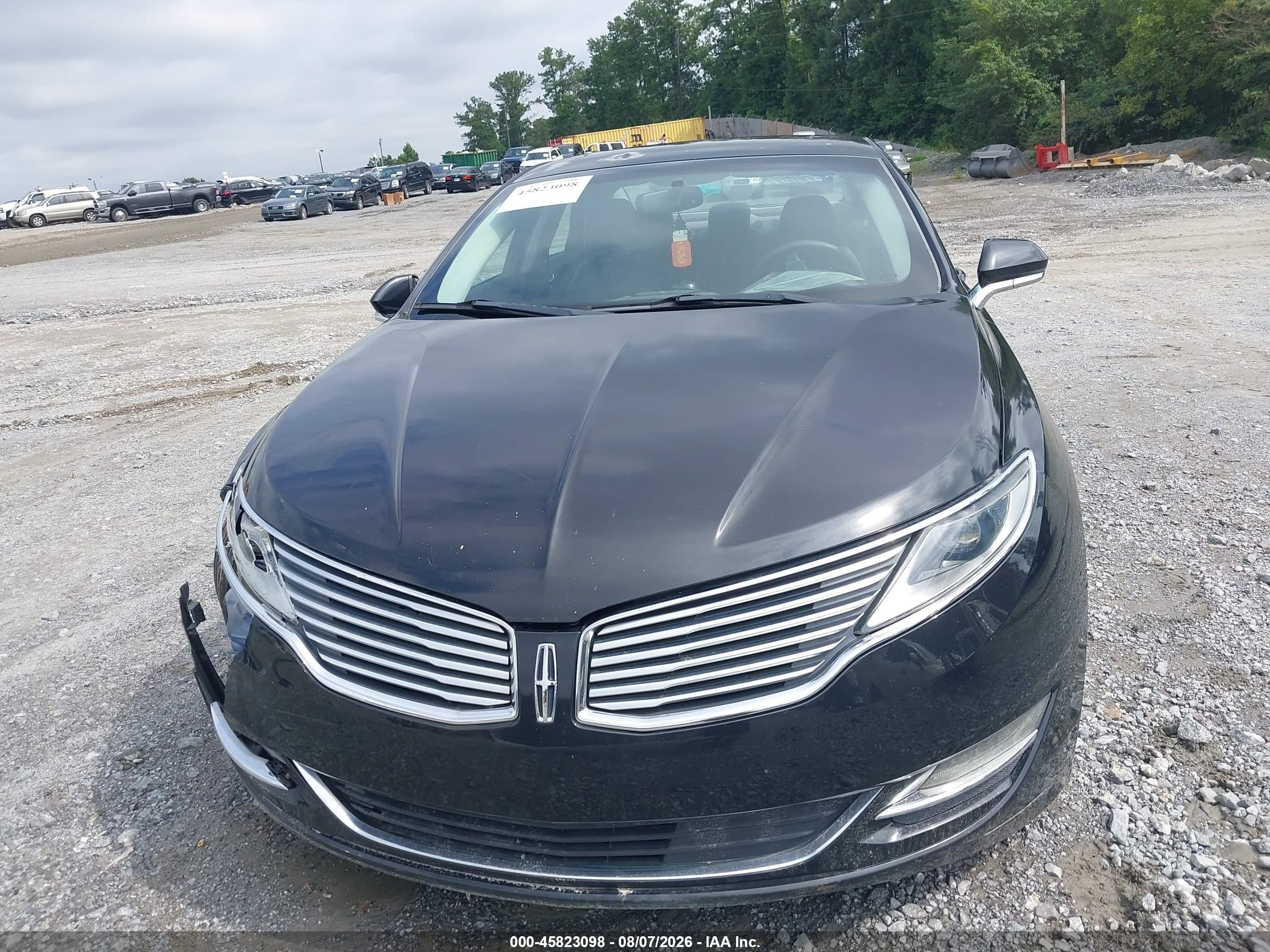 2014 Lincoln Mkz Black vin: 3LN6L2GK6ER820977