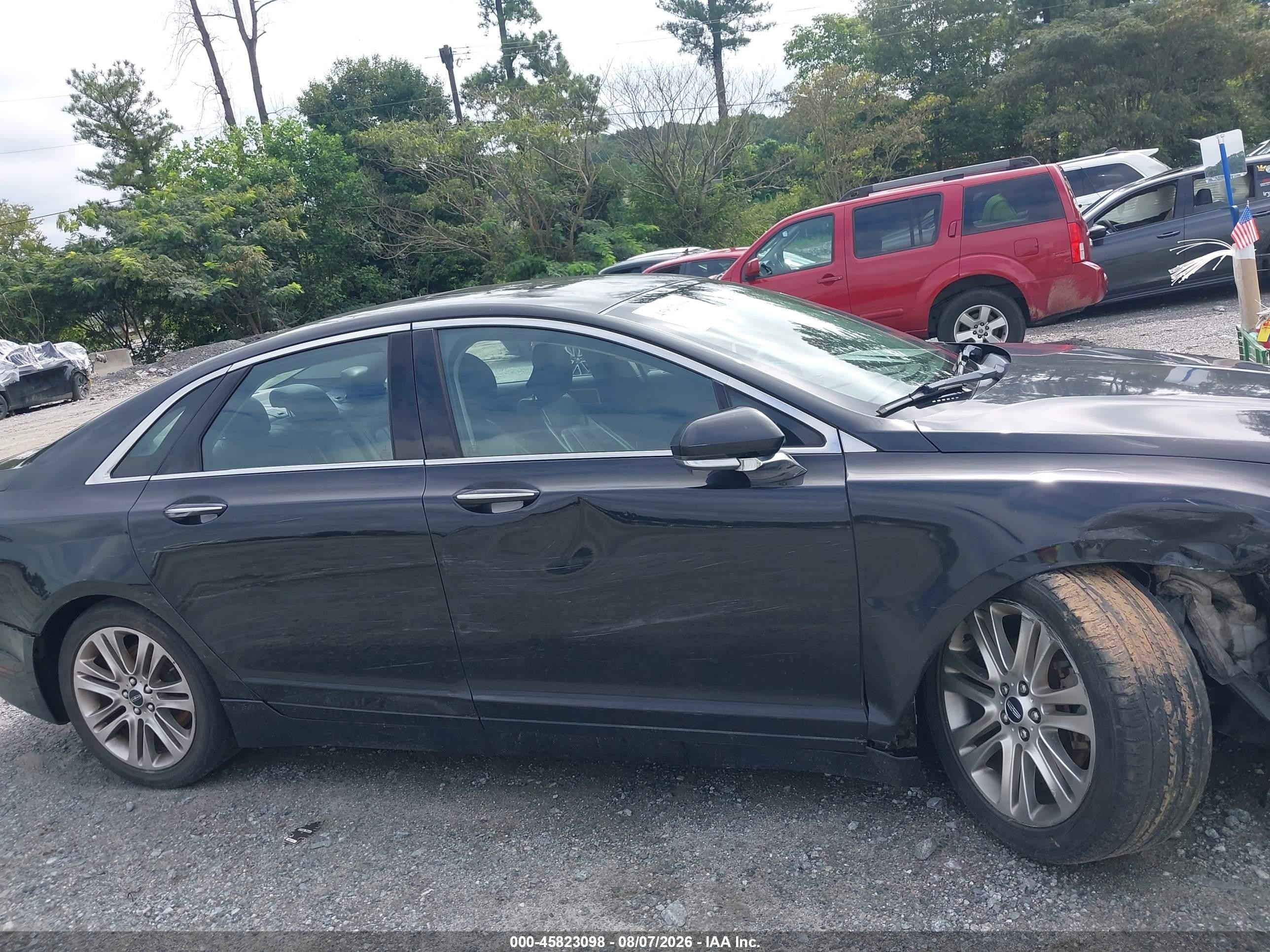 2014 Lincoln Mkz Black vin: 3LN6L2GK6ER820977