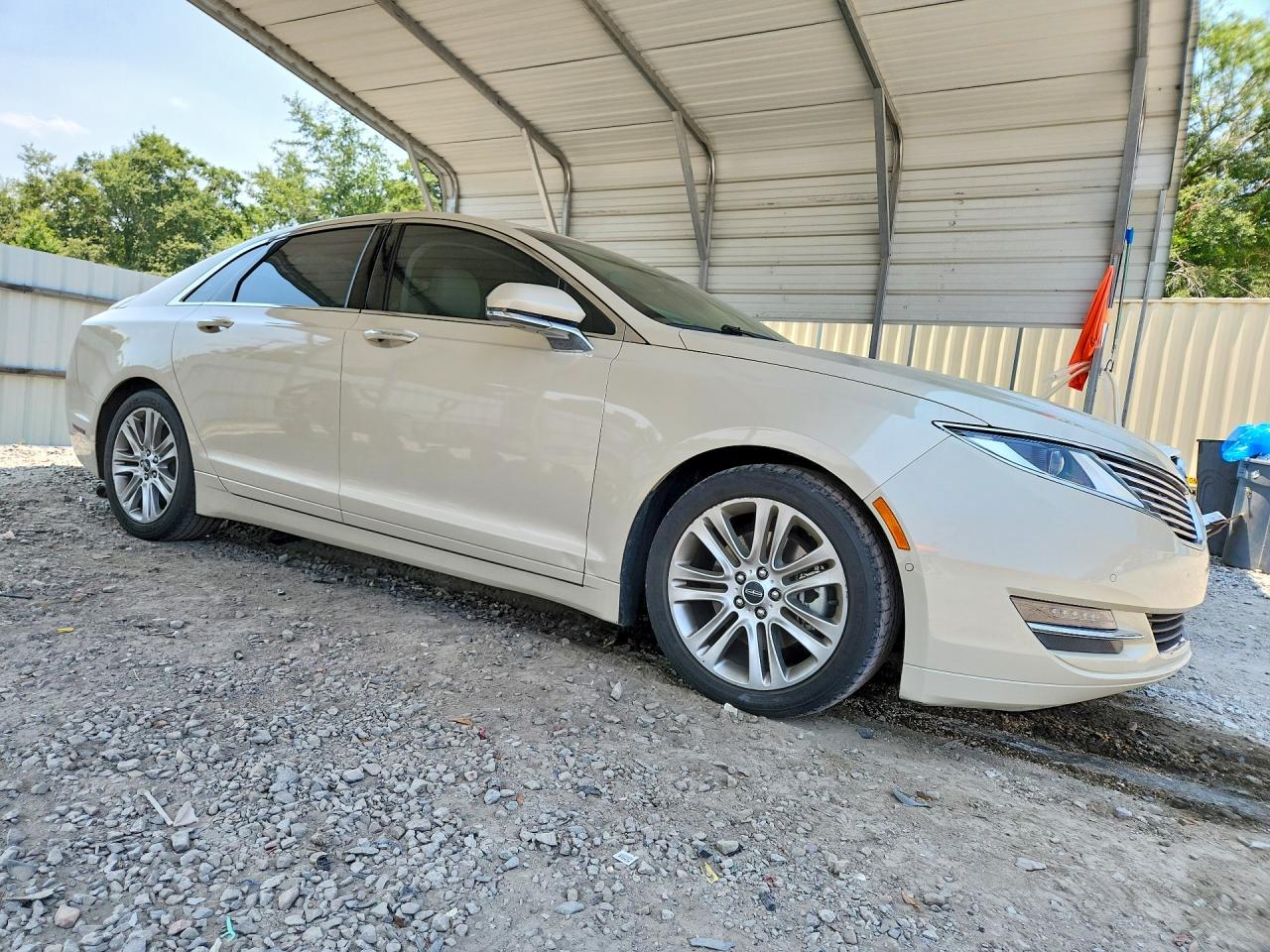 2015 Lincoln Mkz Cream vin: 3LN6L2GK6FR600546