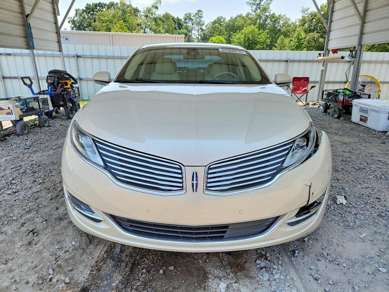 2015 Lincoln Mkz Cream vin: 3LN6L2GK6FR600546
