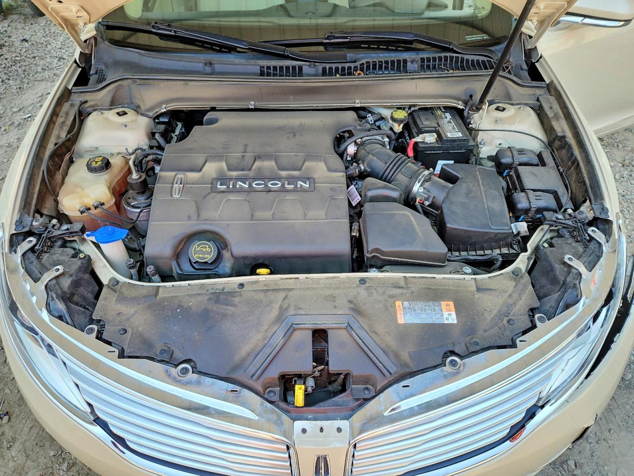 2015 Lincoln Mkz Cream vin: 3LN6L2GK6FR600546