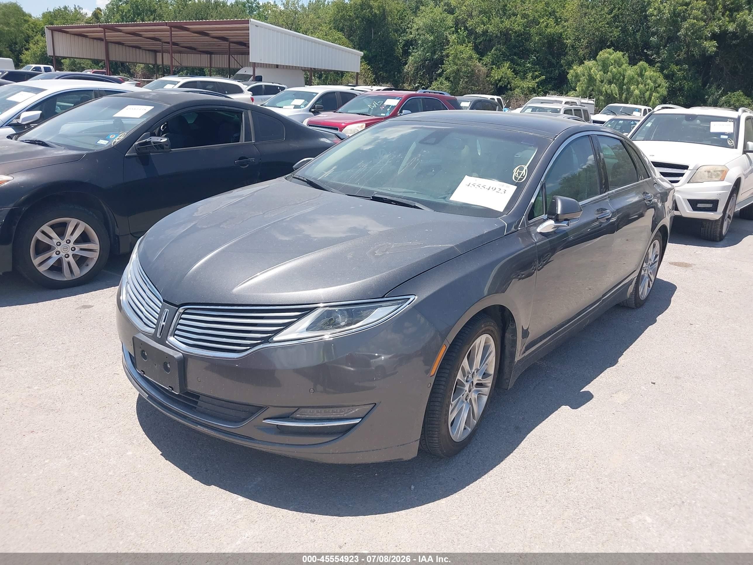 2015 Lincoln Mkz   Gray vin: 3LN6L2GK6FR607478