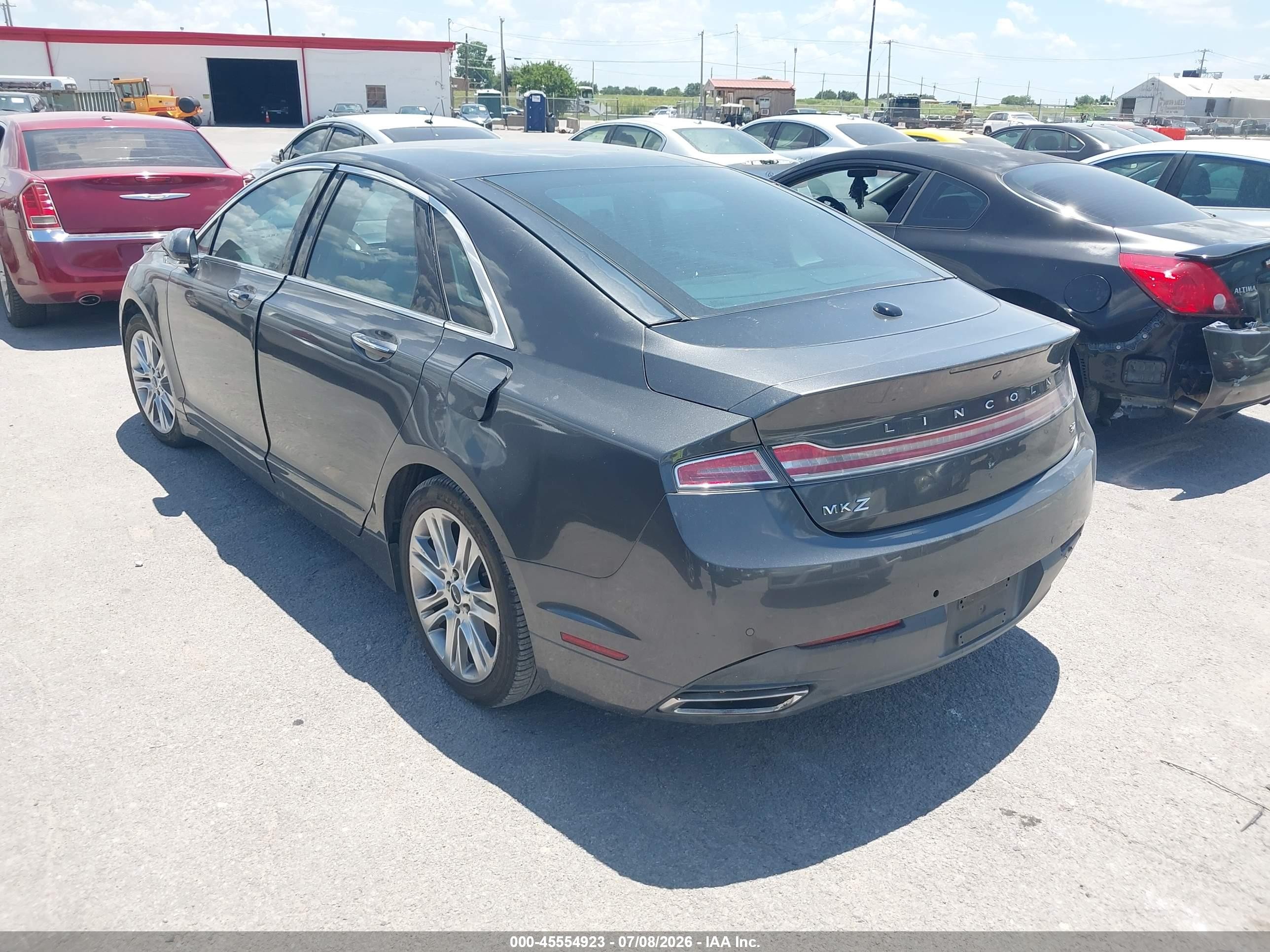 2015 Lincoln Mkz   Gray vin: 3LN6L2GK6FR607478
