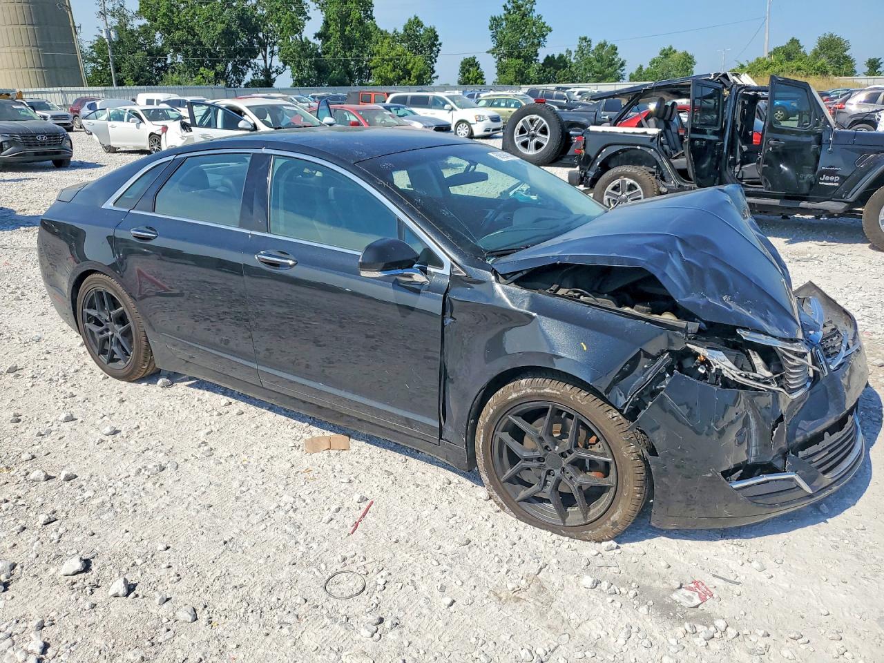 2013 Lincoln Mkz Black vin: 3LN6L2GK7DR818203