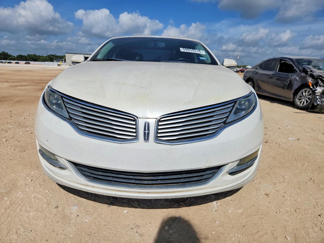 2013 Lincoln Mkz White vin: 3LN6L2GK7DR825152