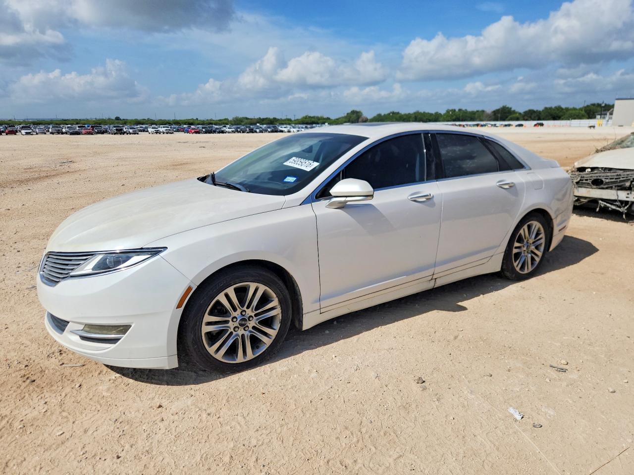 2013 Lincoln Mkz White vin: 3LN6L2GK7DR825152
