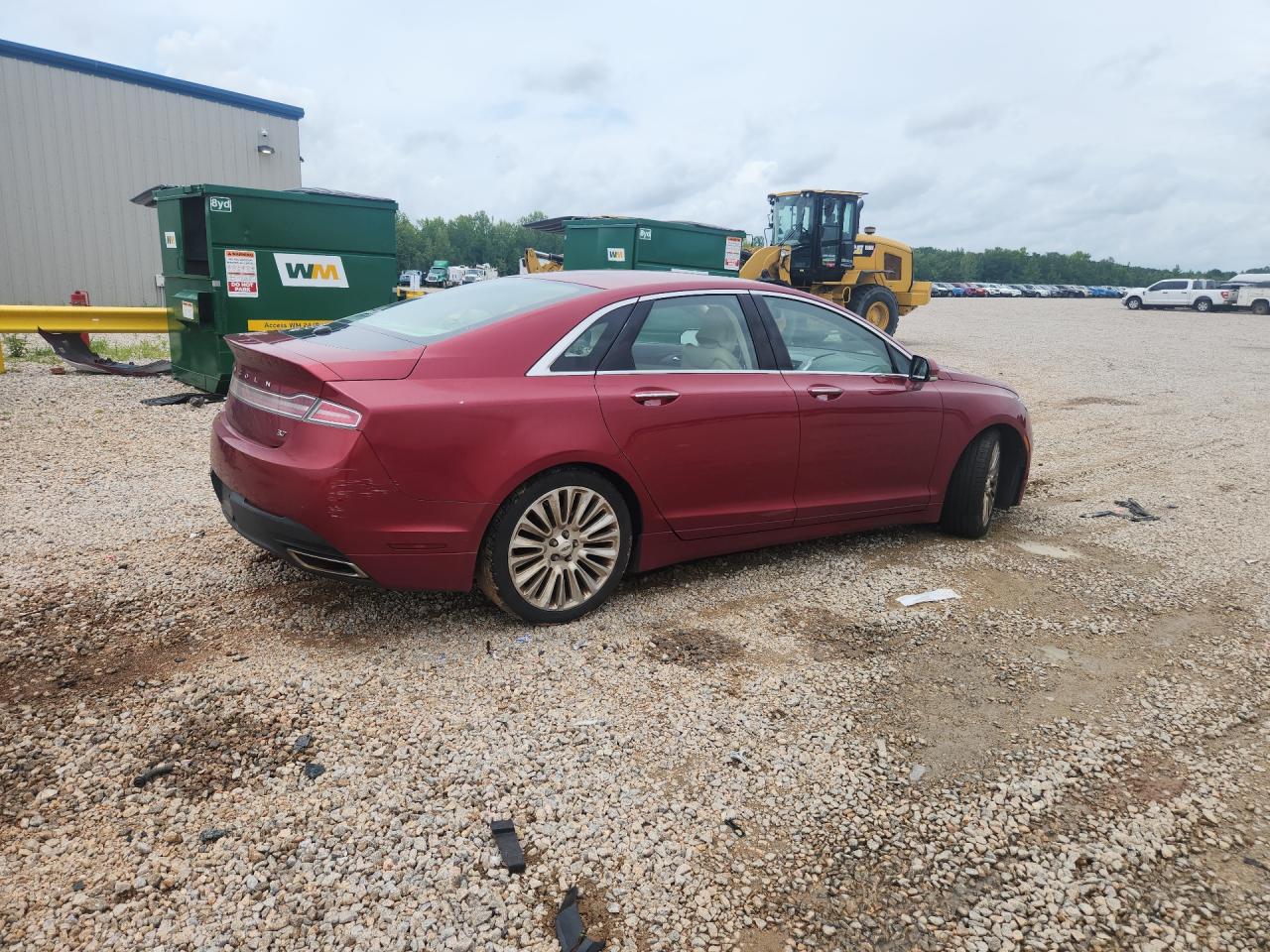 2013 Lincoln Mkz Red vin: 3LN6L2GK7DR825202