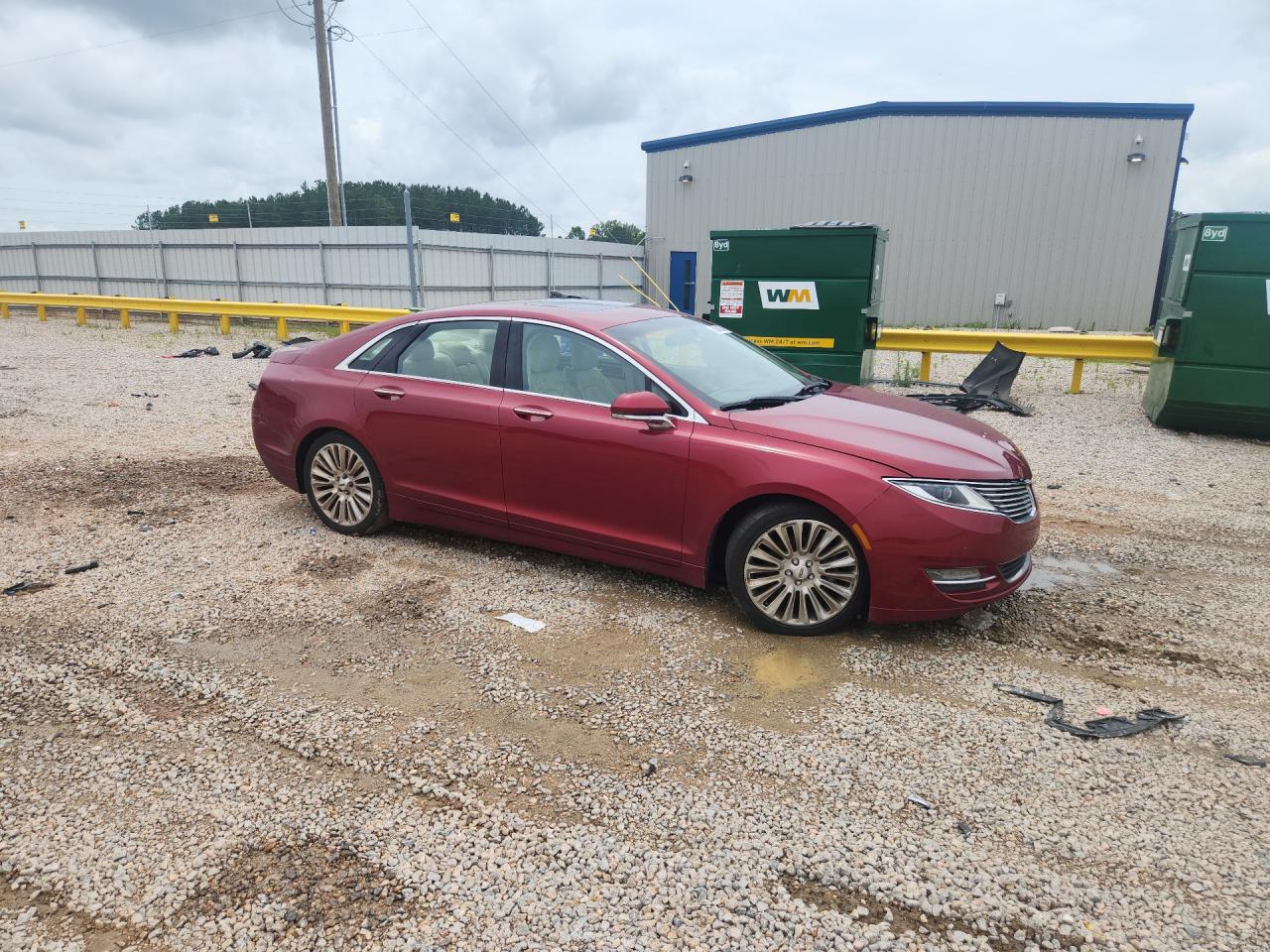 2013 Lincoln Mkz Red vin: 3LN6L2GK7DR825202