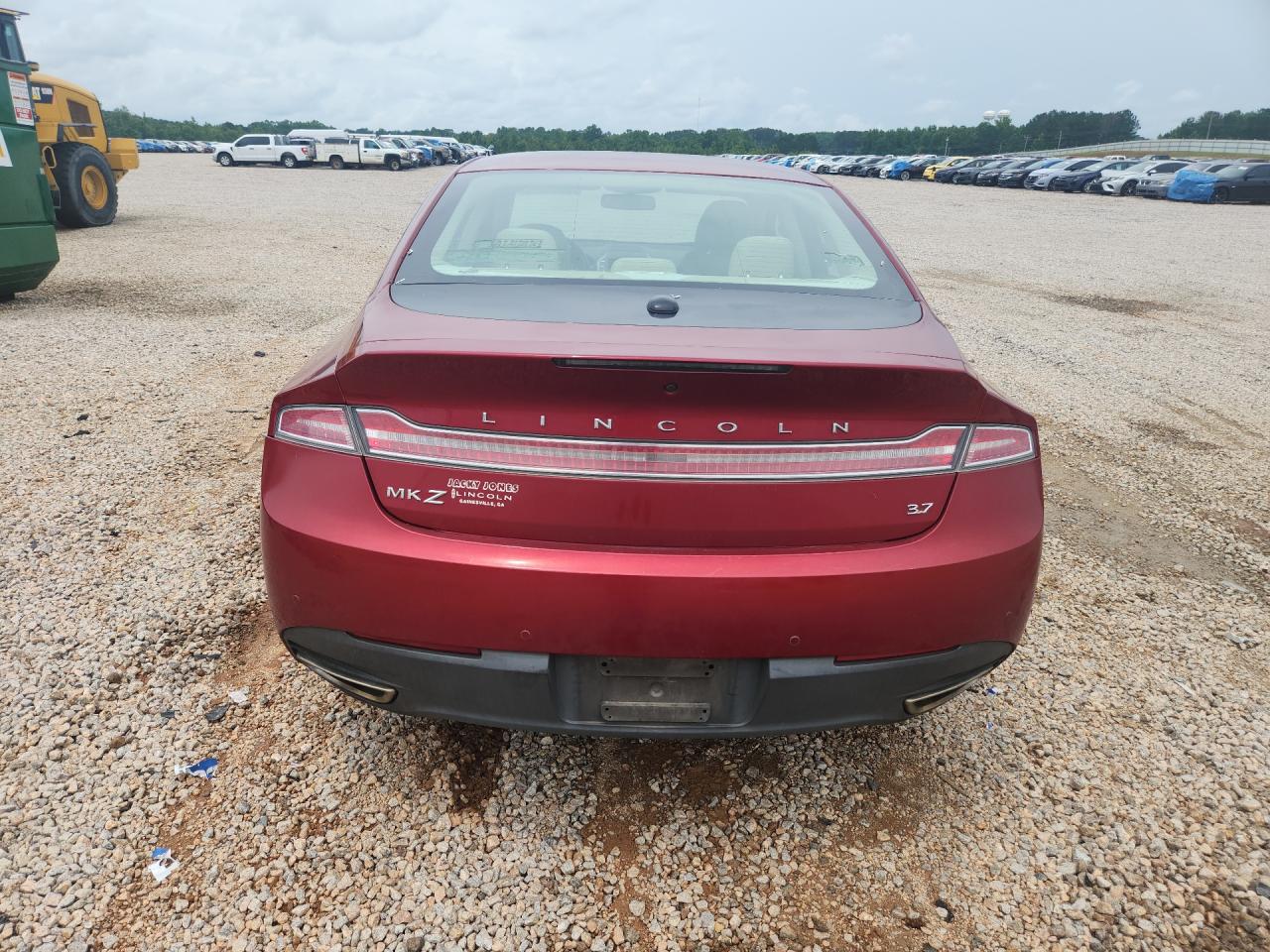 2013 Lincoln Mkz Red vin: 3LN6L2GK7DR825202