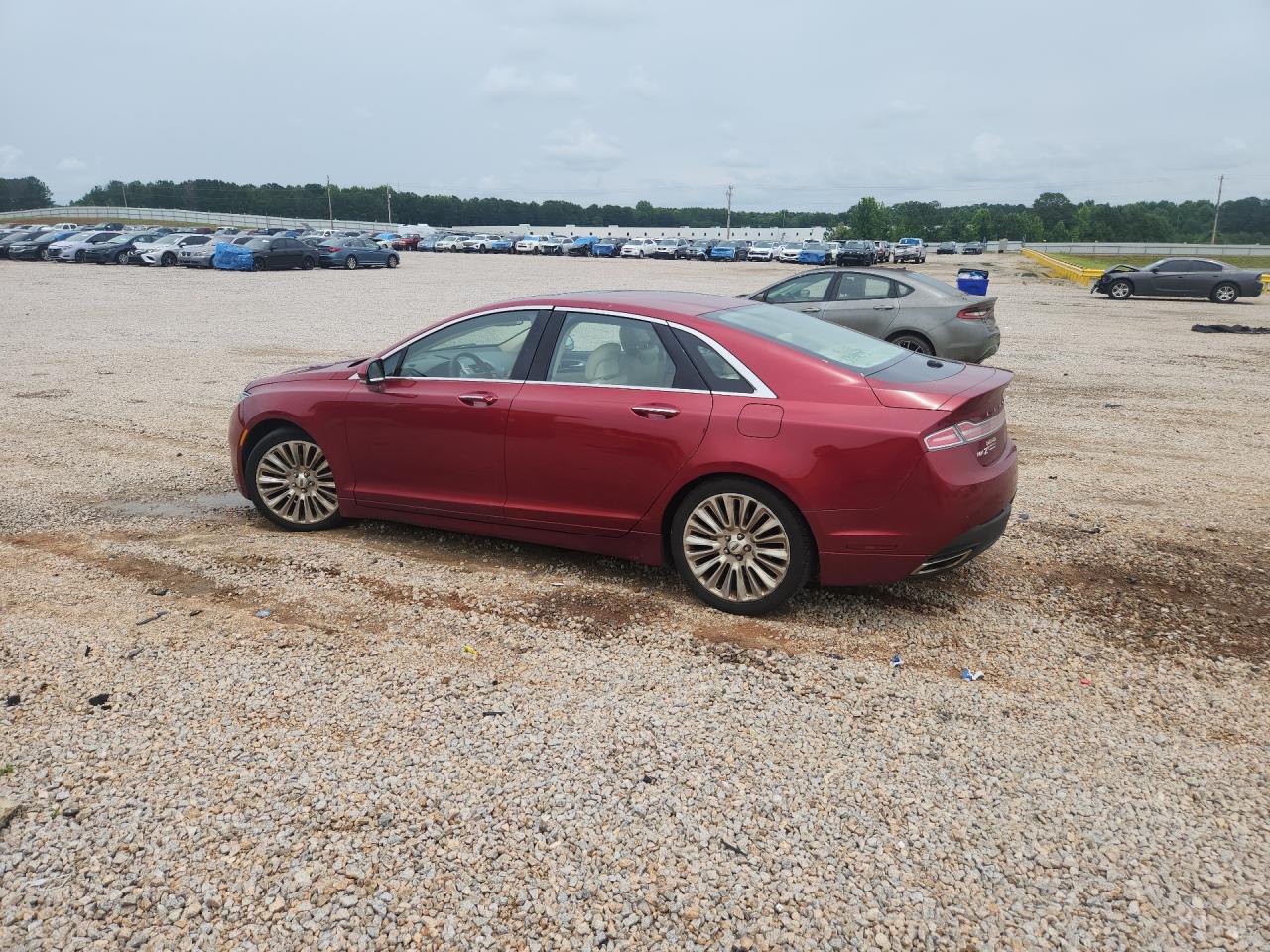 2013 Lincoln Mkz Red vin: 3LN6L2GK7DR825202