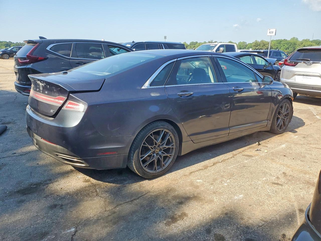 2014 Lincoln Mkz Blue vin: 3LN6L2GK7ER829770