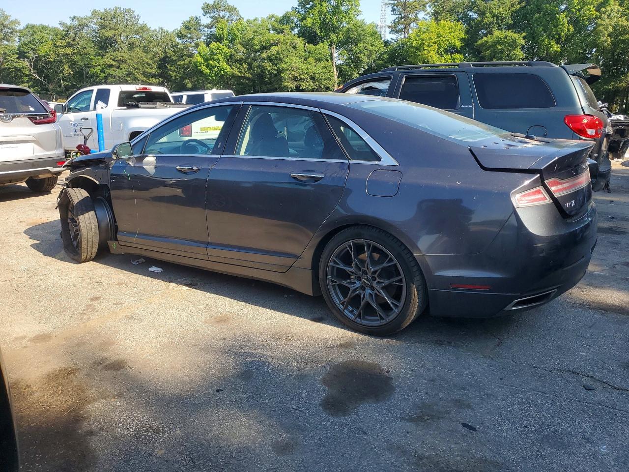 2014 Lincoln Mkz Blue vin: 3LN6L2GK7ER829770