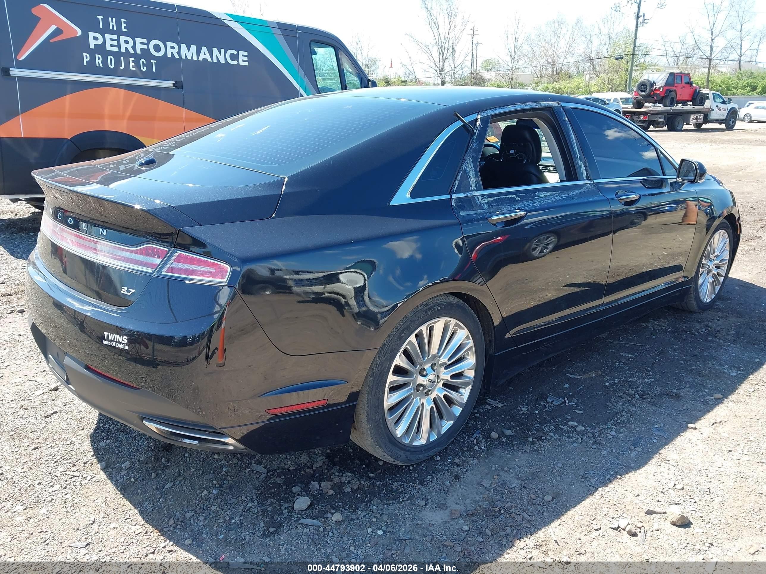 2015 Lincoln Mkz   Black vin: 3LN6L2GK7FR600894