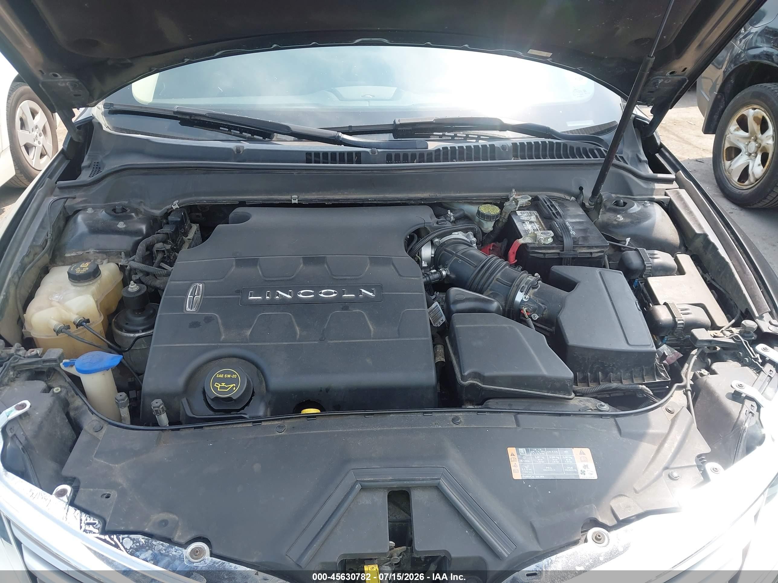 2015 Lincoln Mkz   Black vin: 3LN6L2GK7FR602631